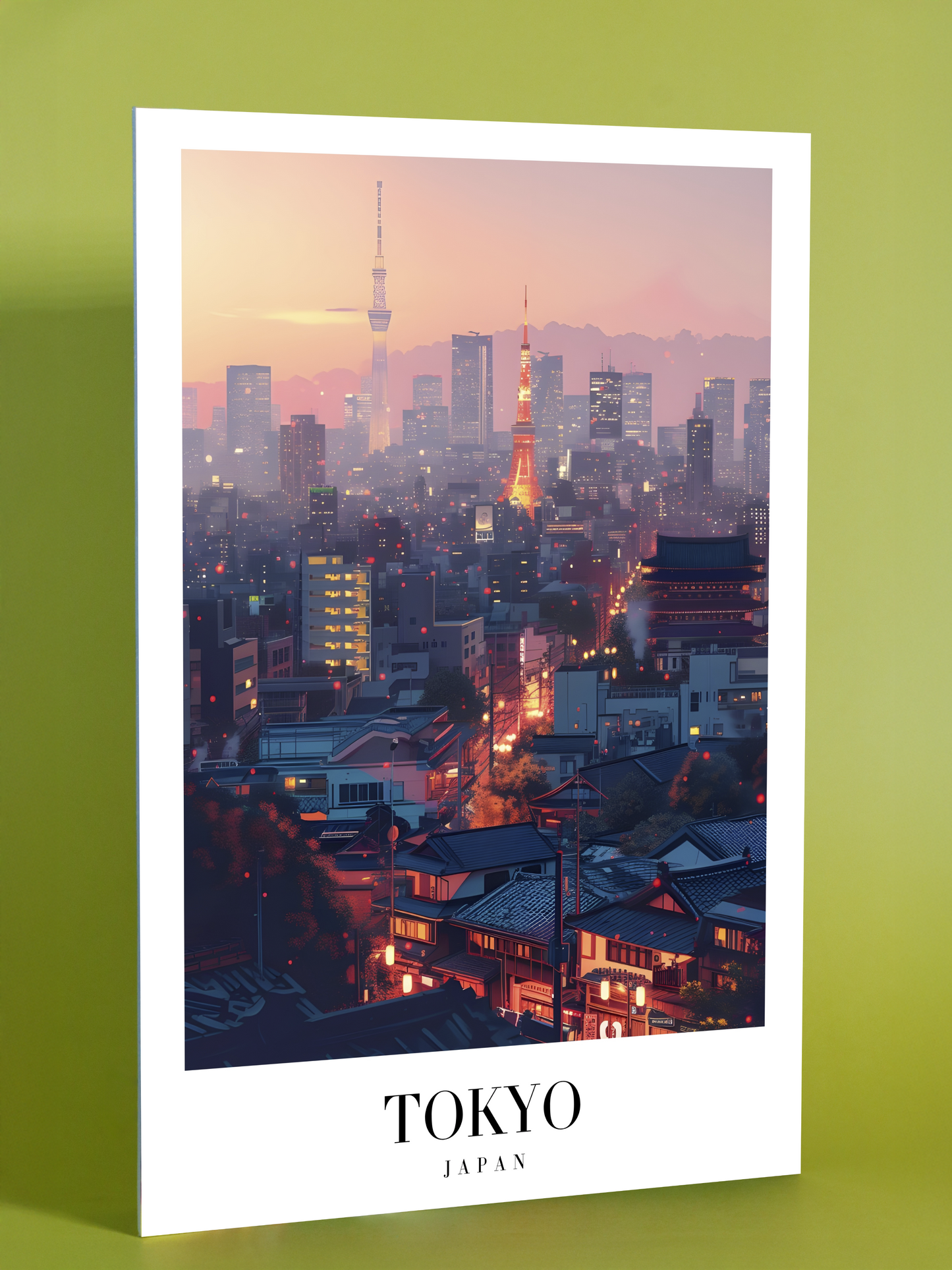 Tokyo Japan Skyline Print – Modern Urban Cityscape Poster