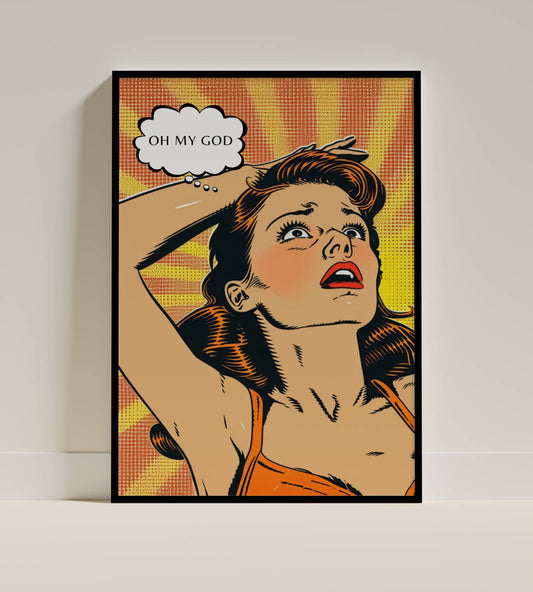 Retro Comic Style “Oh My God”