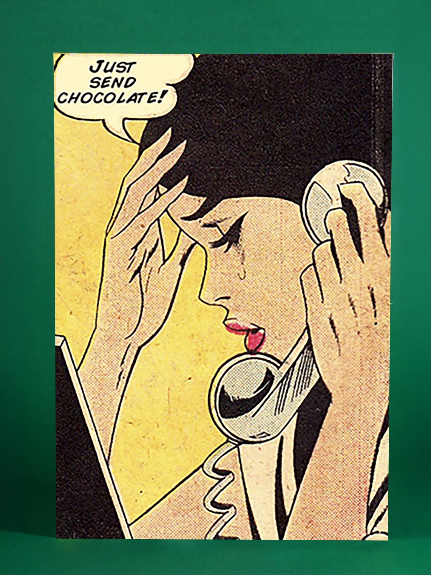 Pop Art “Just Send Chocolate”
