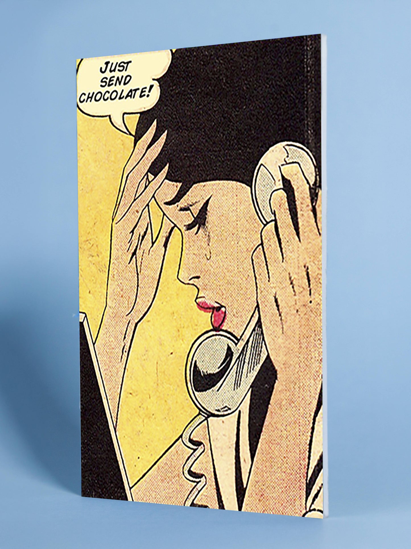 Pop Art “Just Send Chocolate”