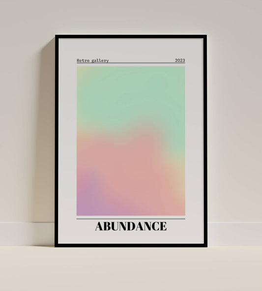 Abundance Pastel Art Poster