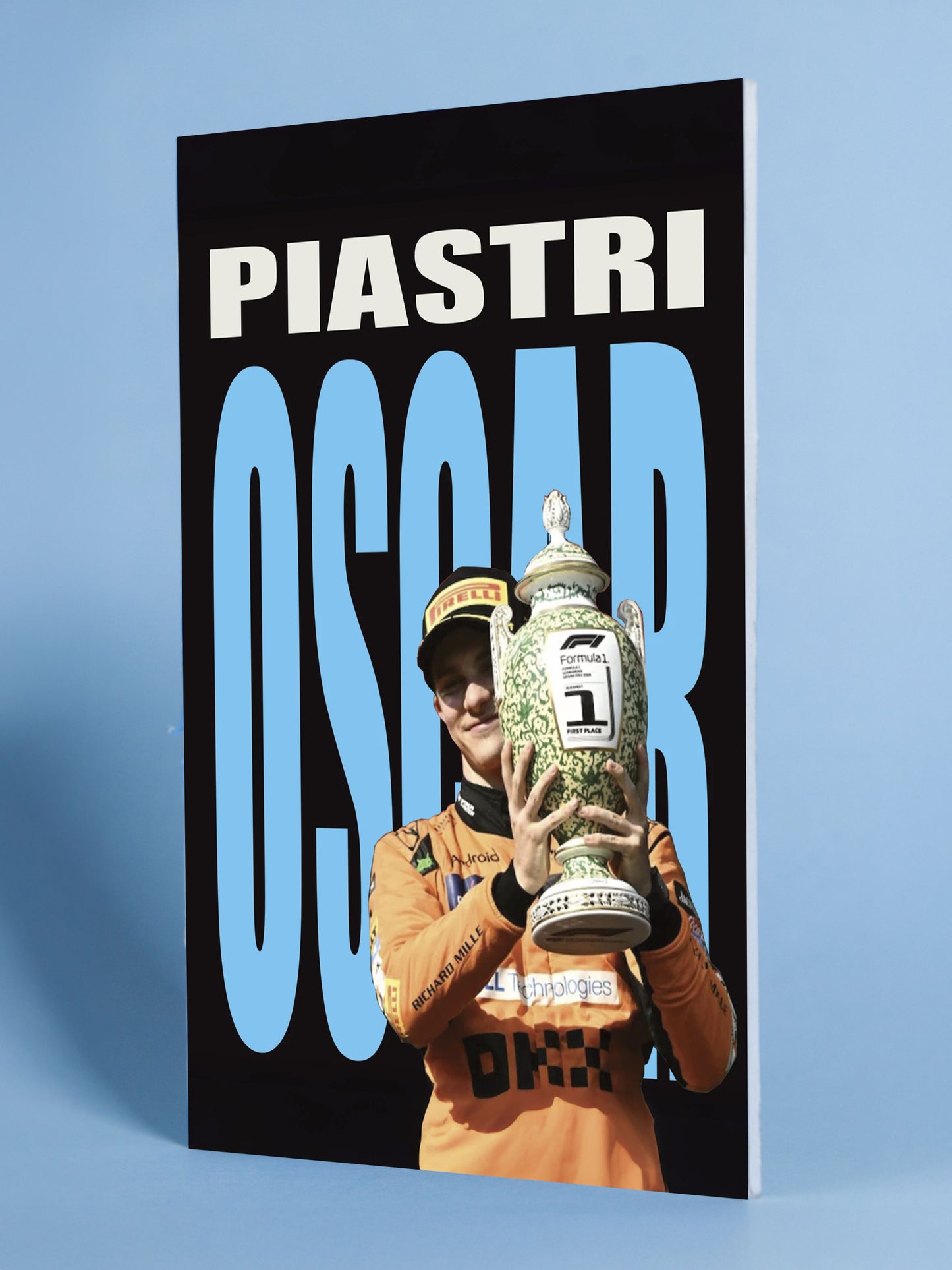 Oscar Piastri McLaren Winner’s Trophy Poster