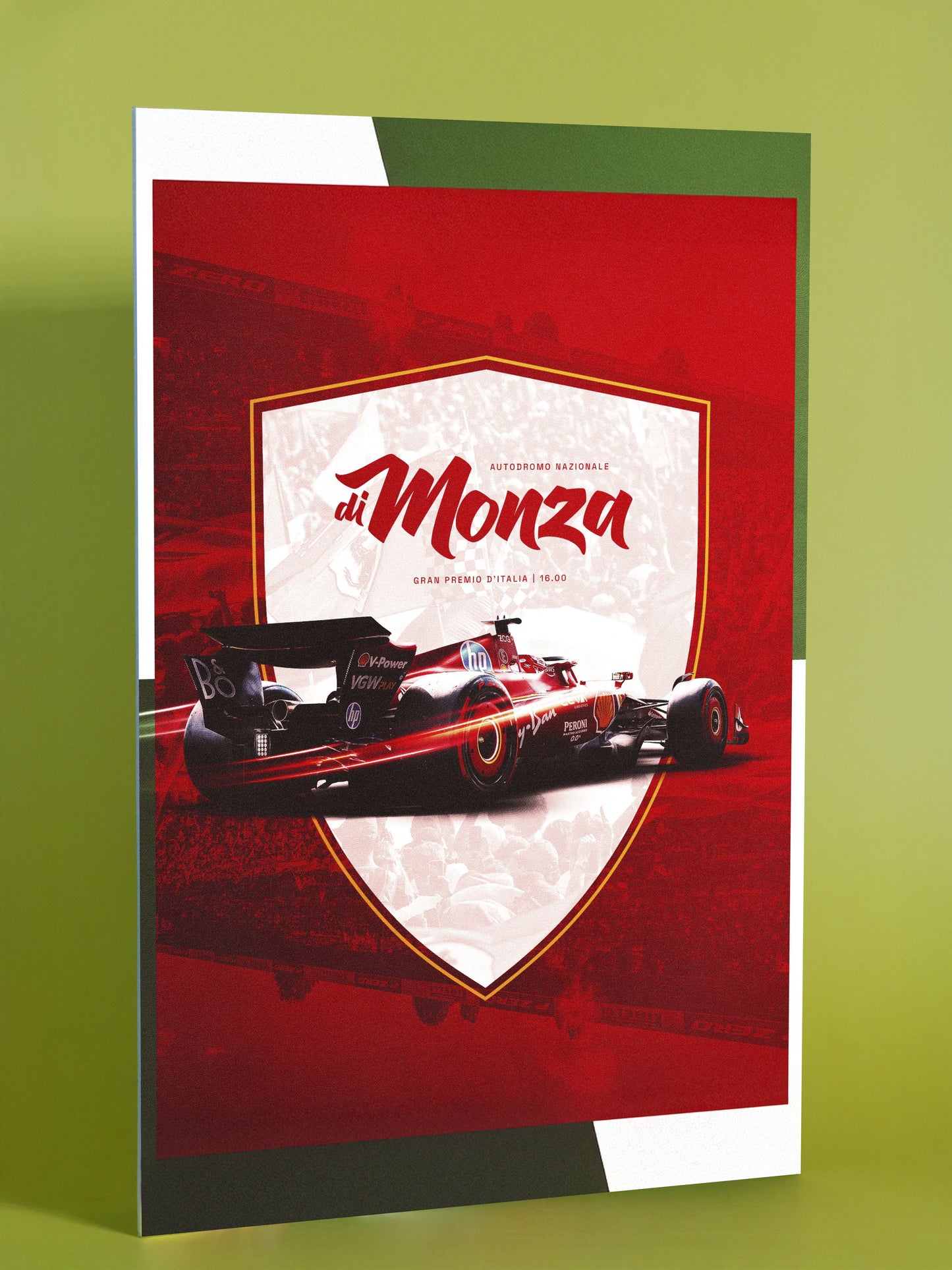 Monza Ferrari Italian Grand Prix Art Print