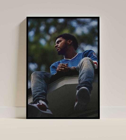 J. Cole “2014 Forest Hills Drive” Rooftop Poster