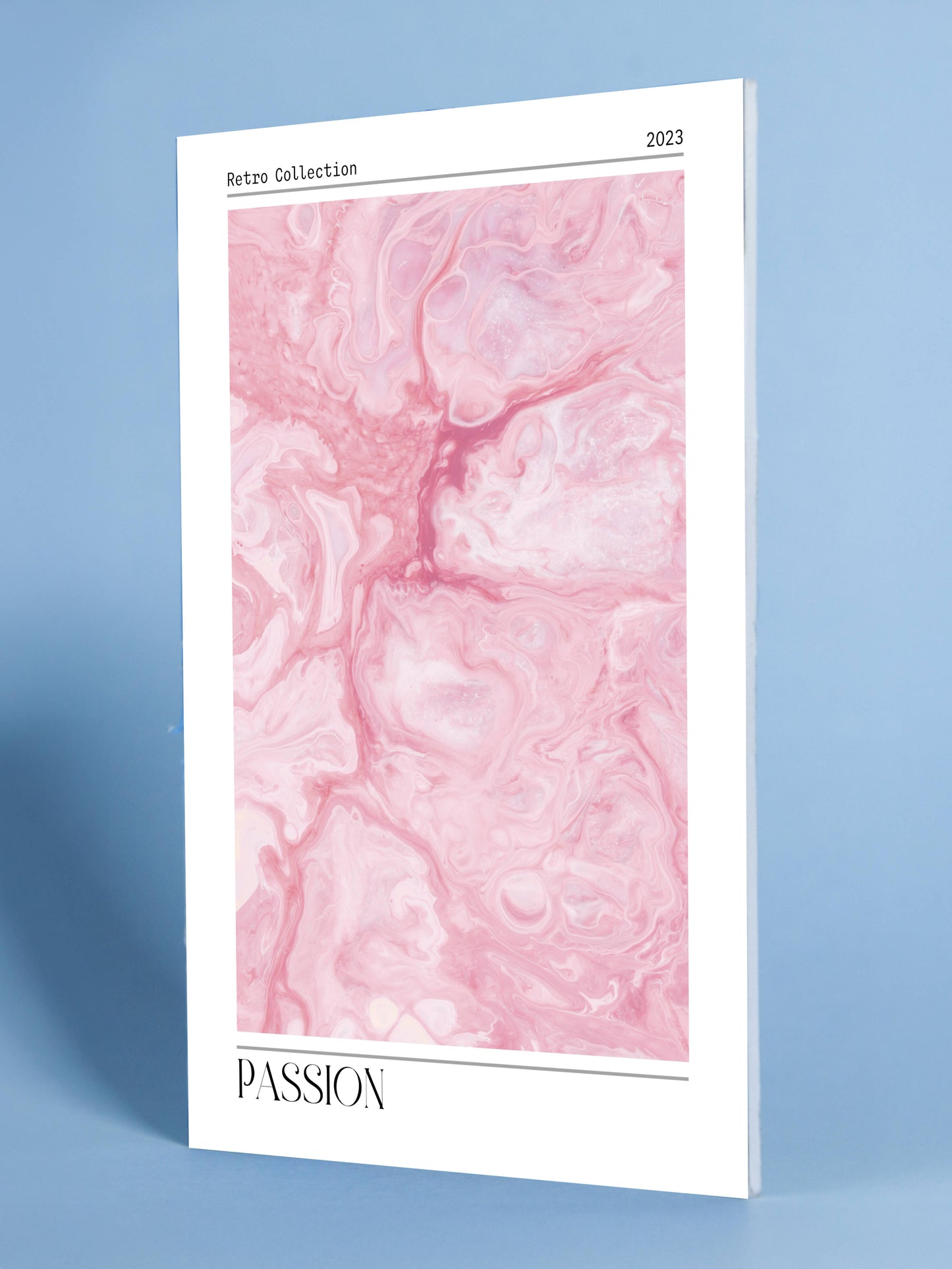 Passion – Pink Marble Abstract Wall Art