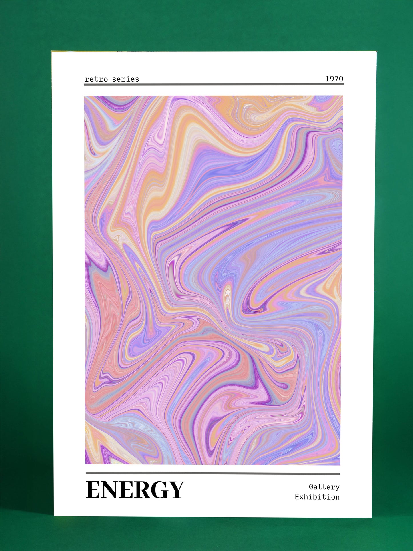 ENERGY - Retro Series Art Print