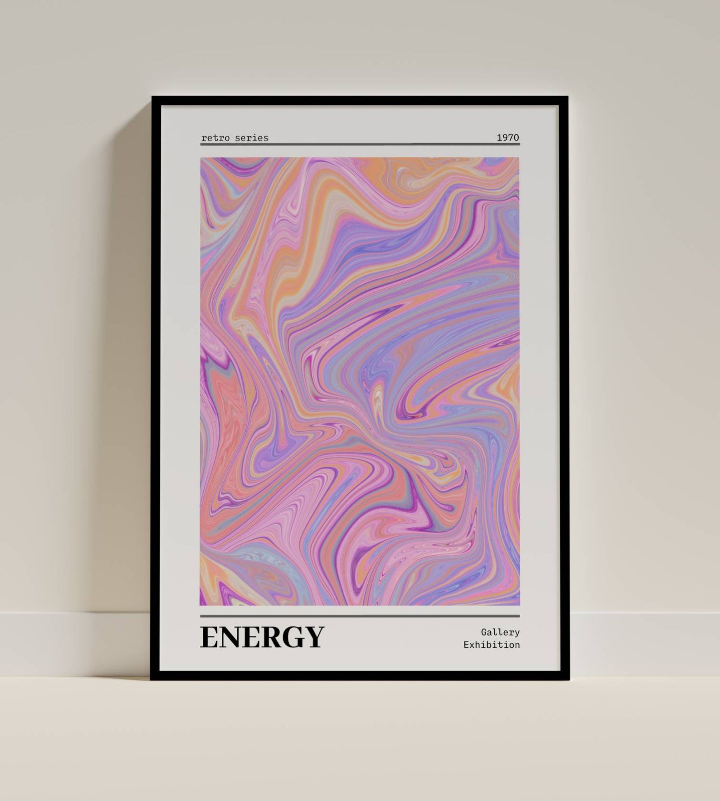 ENERGY - Retro Series Art Print