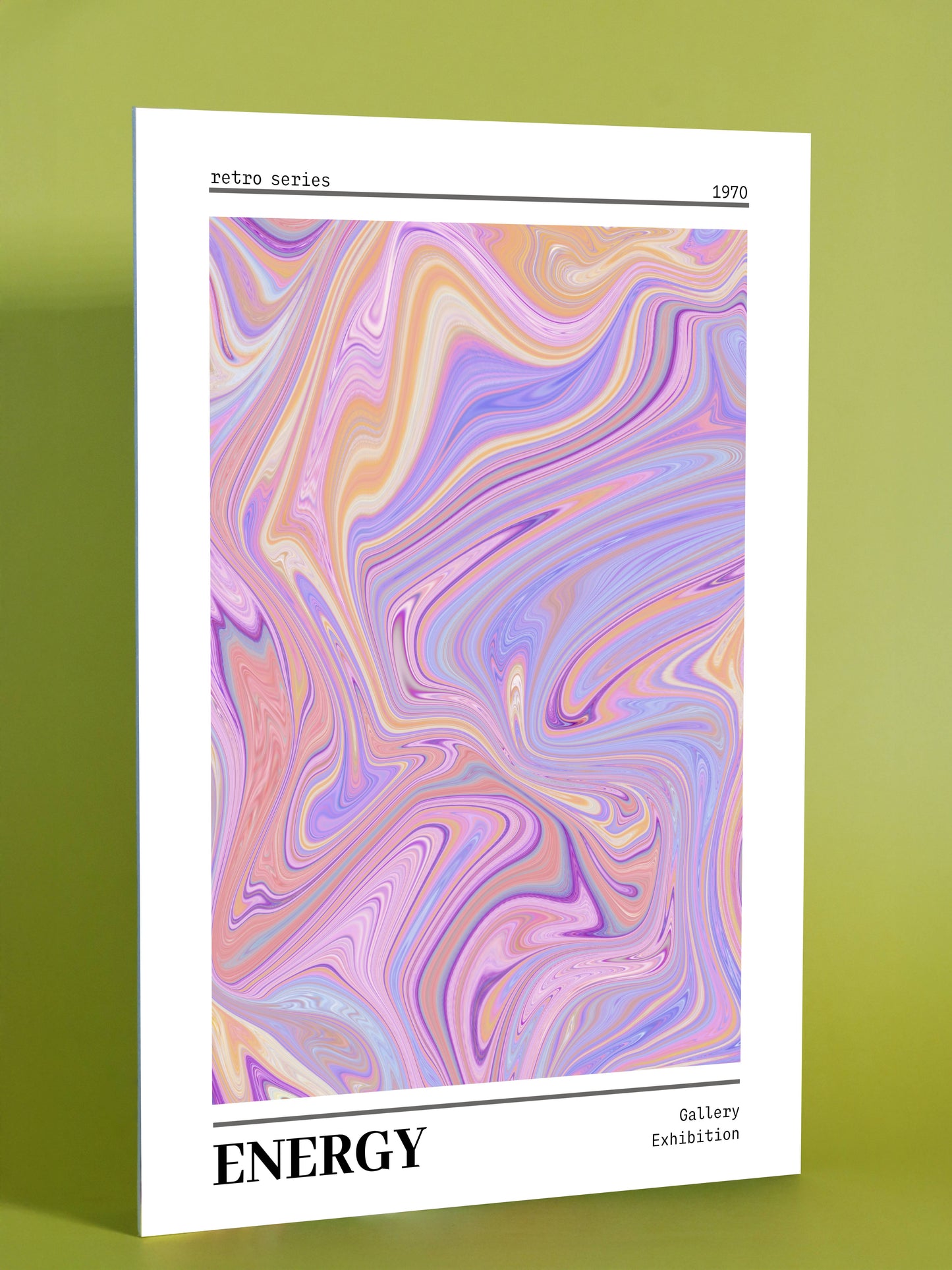 ENERGY - Retro Series Art Print