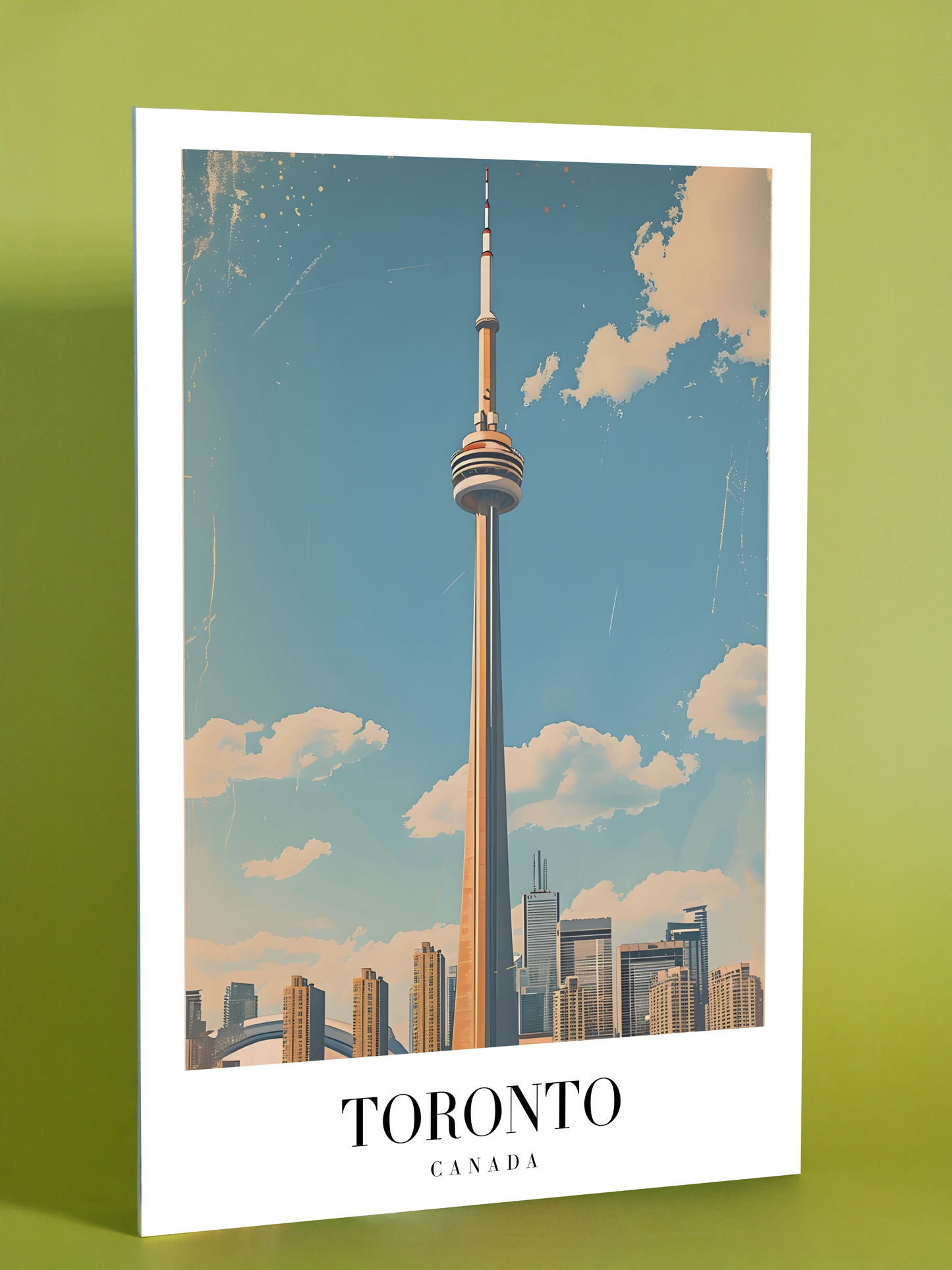 Toronto CN Tower Skyline Poster