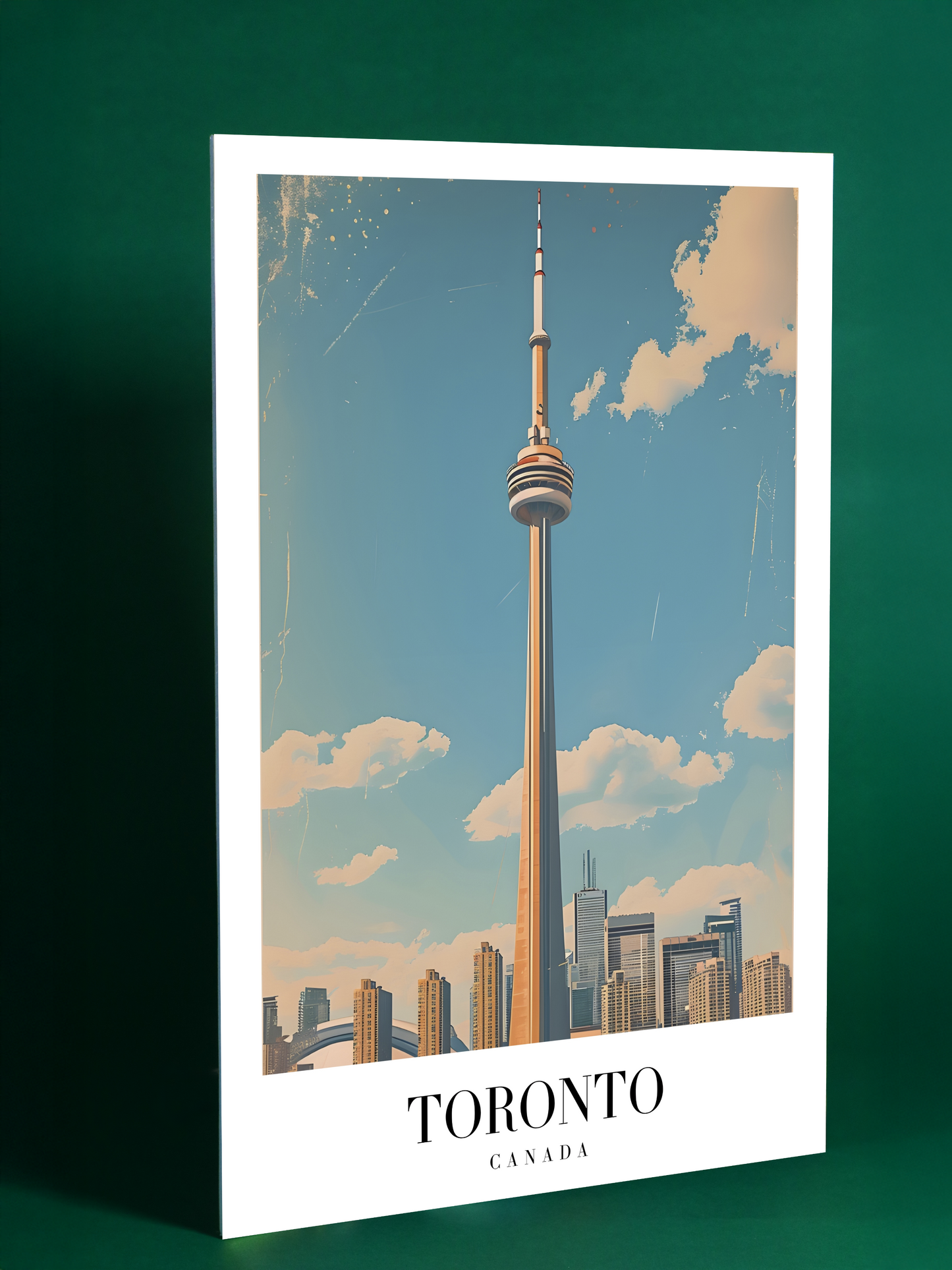 Toronto CN Tower Skyline Poster