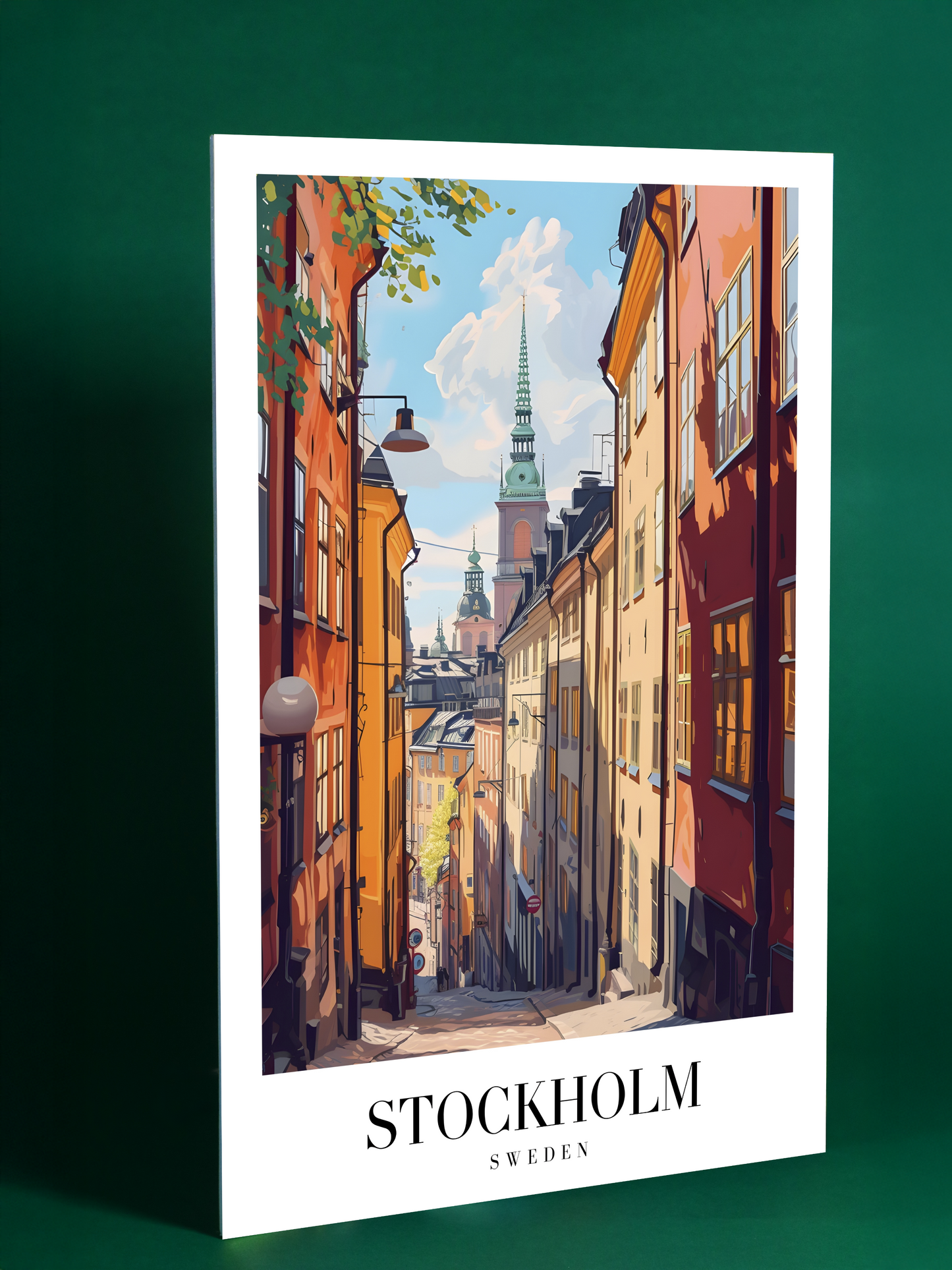 Stockholm Sweden Old Town Poster