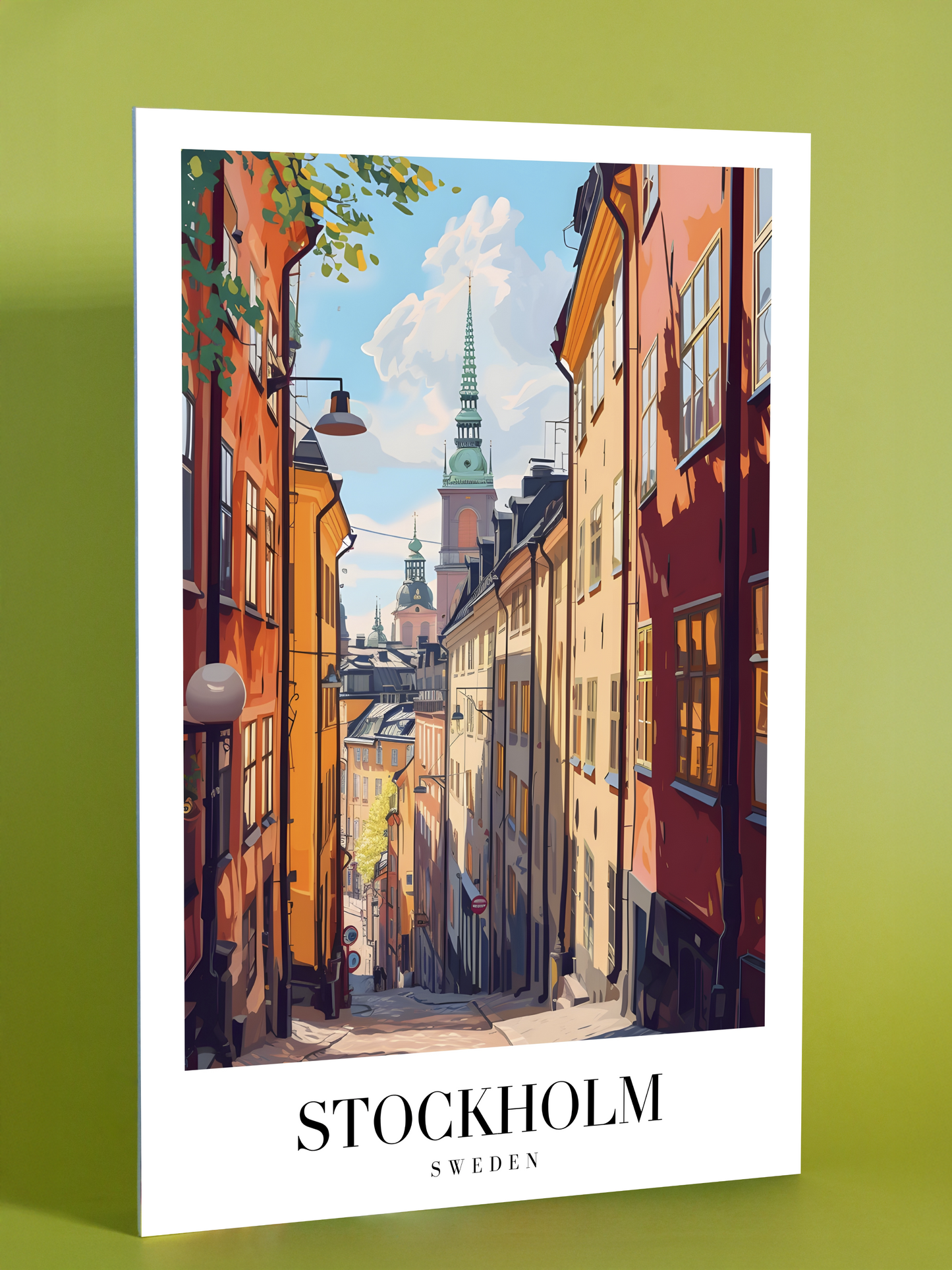 Stockholm Sweden Old Town Poster