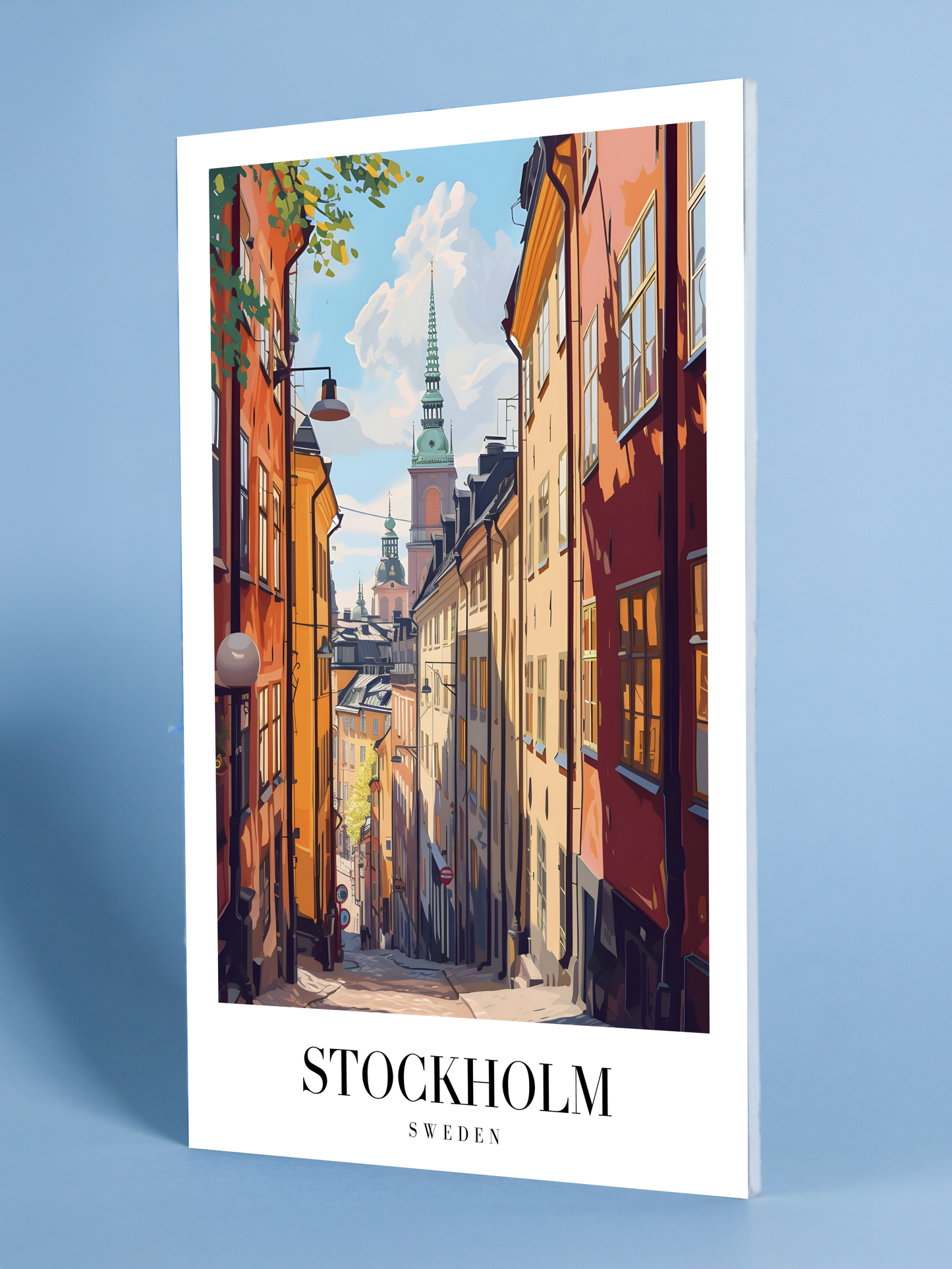 Stockholm Sweden Old Town Poster