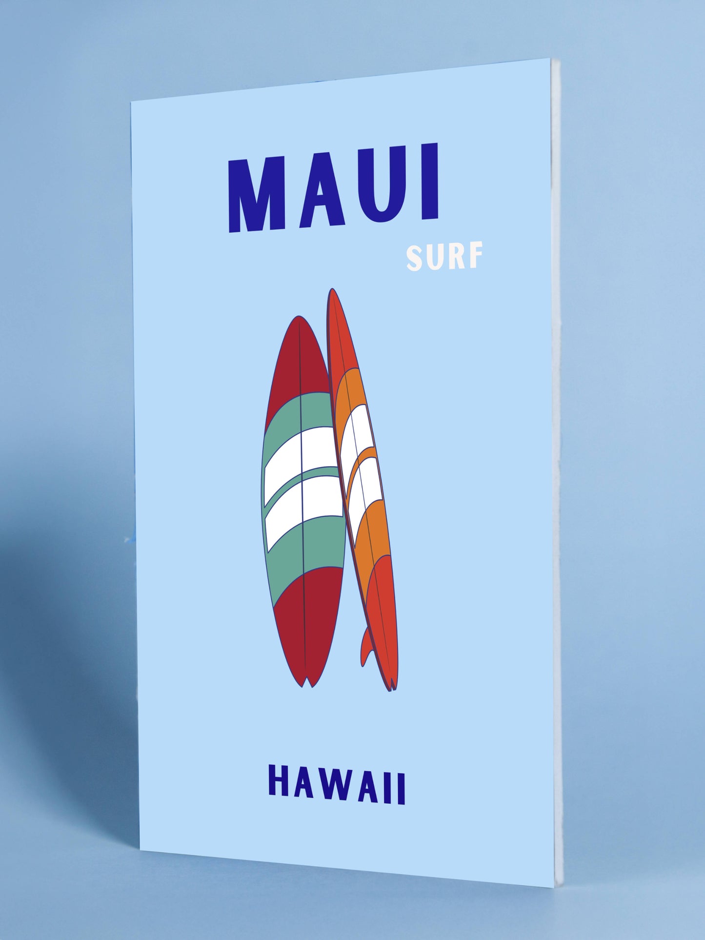 Maui Surf Art Print – Hawaii Beach Decor