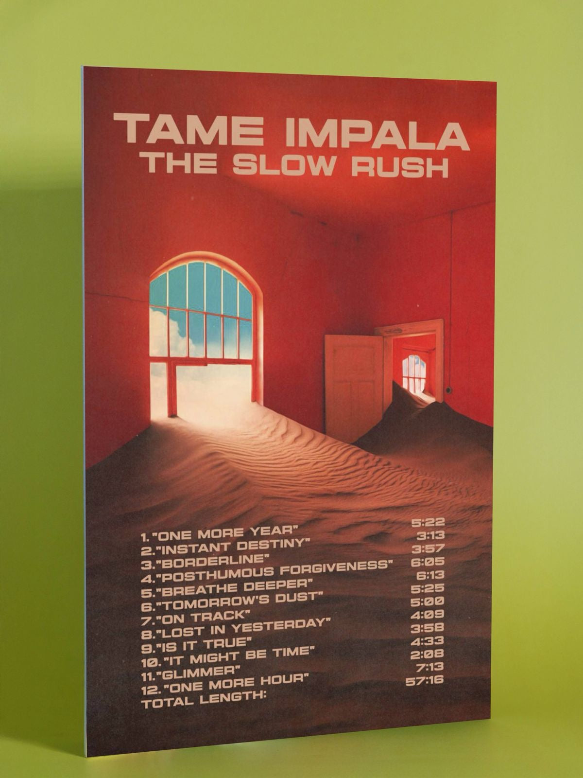 Tame Impala - The Slow Rush Album Poster