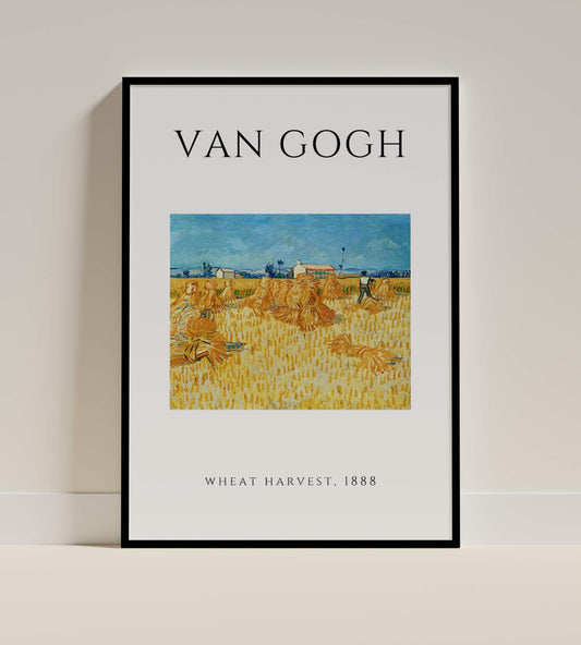 Vincent van Gogh “Wheat Harvest” Art