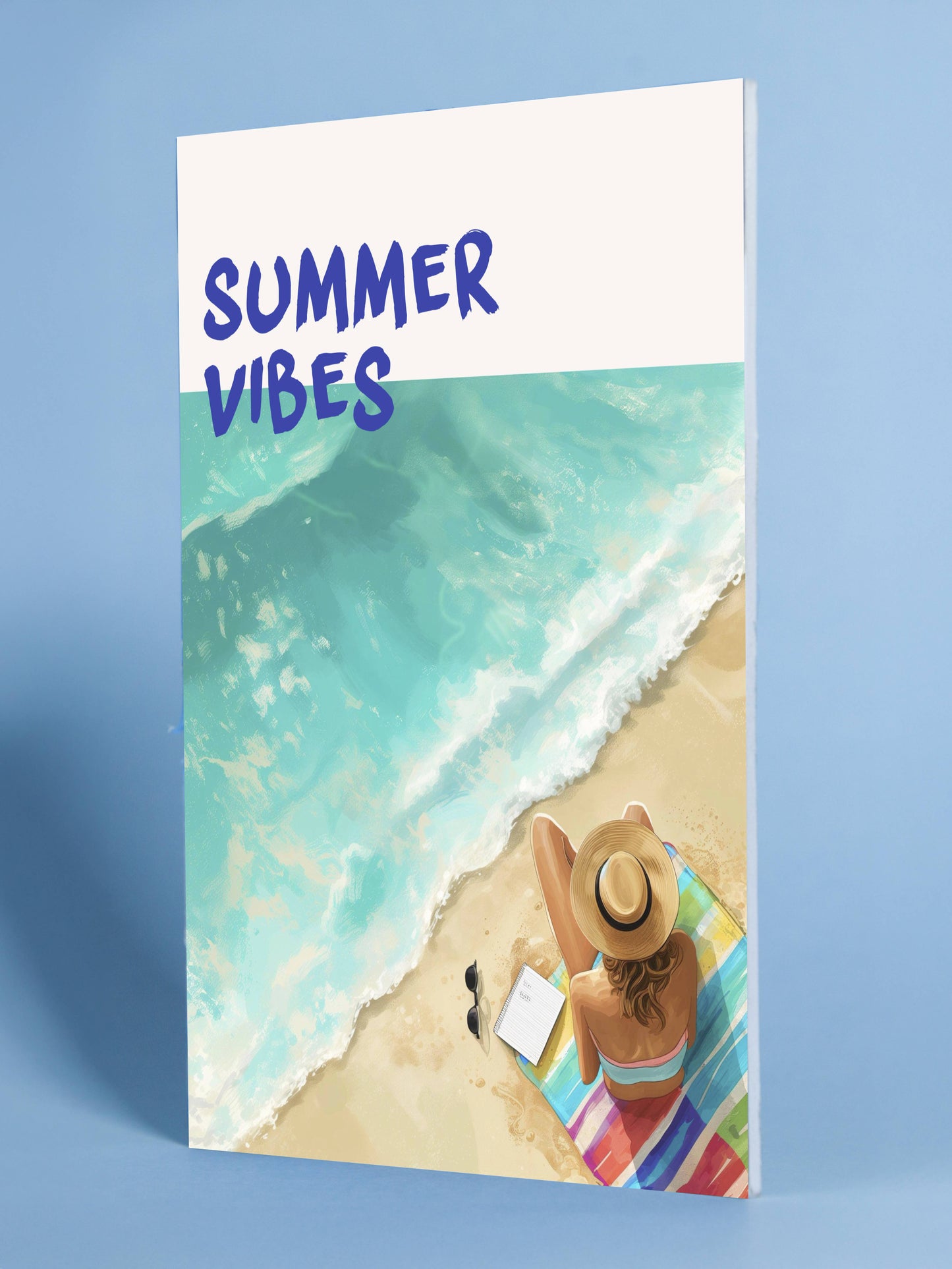Summer Vibes Beach Scene Art