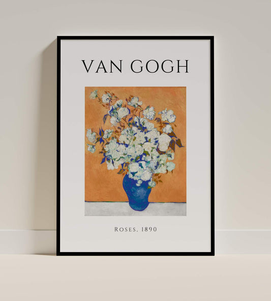 Van Gogh “Roses, 1890” Art