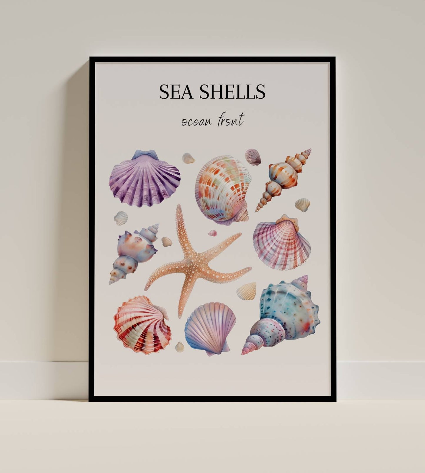 Sea Shells Poster – Ocean Front Collection