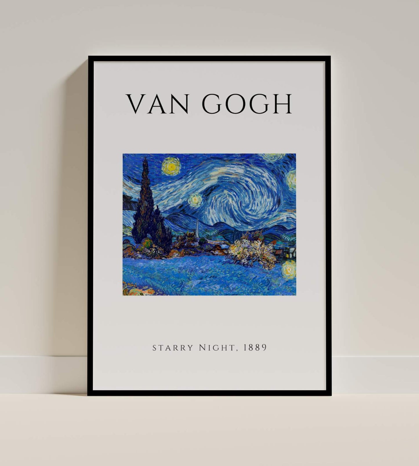 Van Gogh “Starry Night” Landscape – Museum