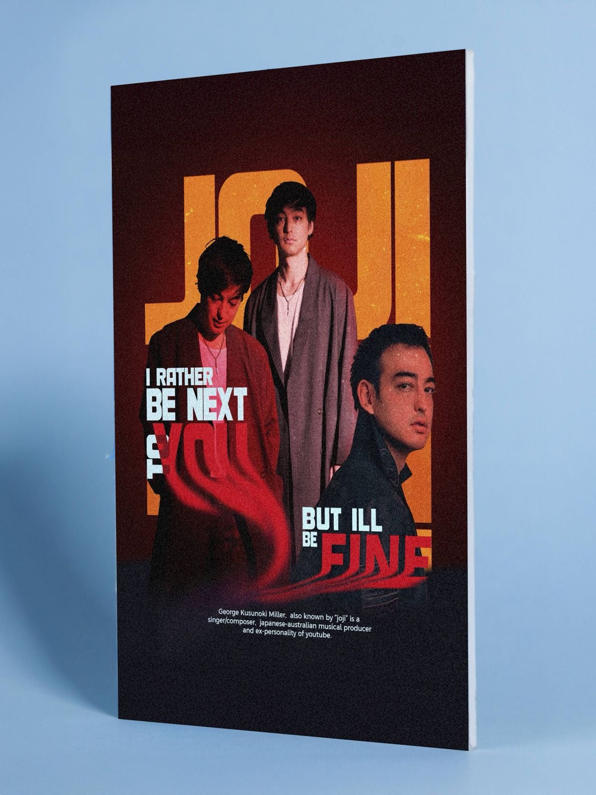 Joji-Inspired Lyric Poster