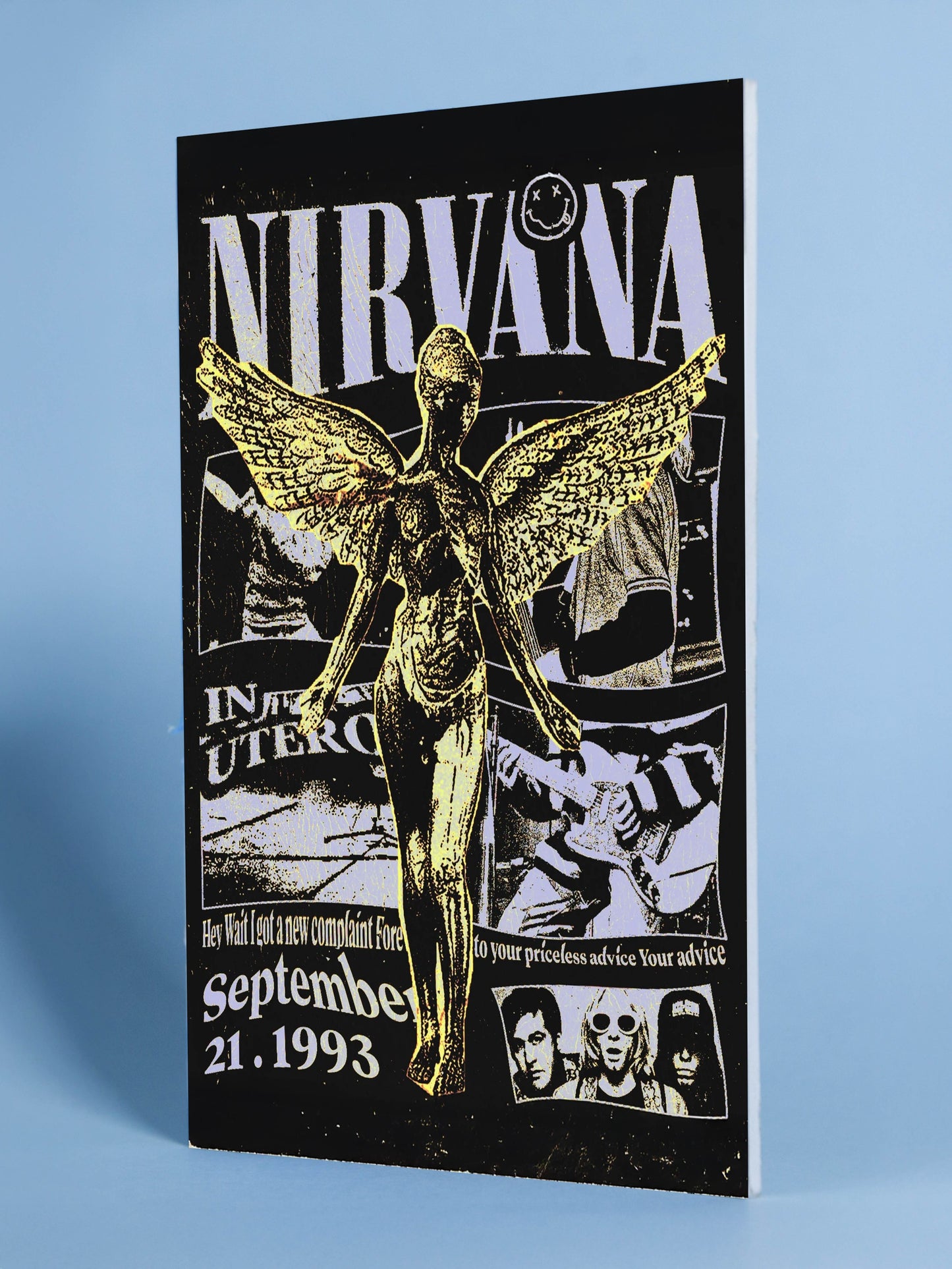 Nirvana “In Utero” Angel Collage Poster
