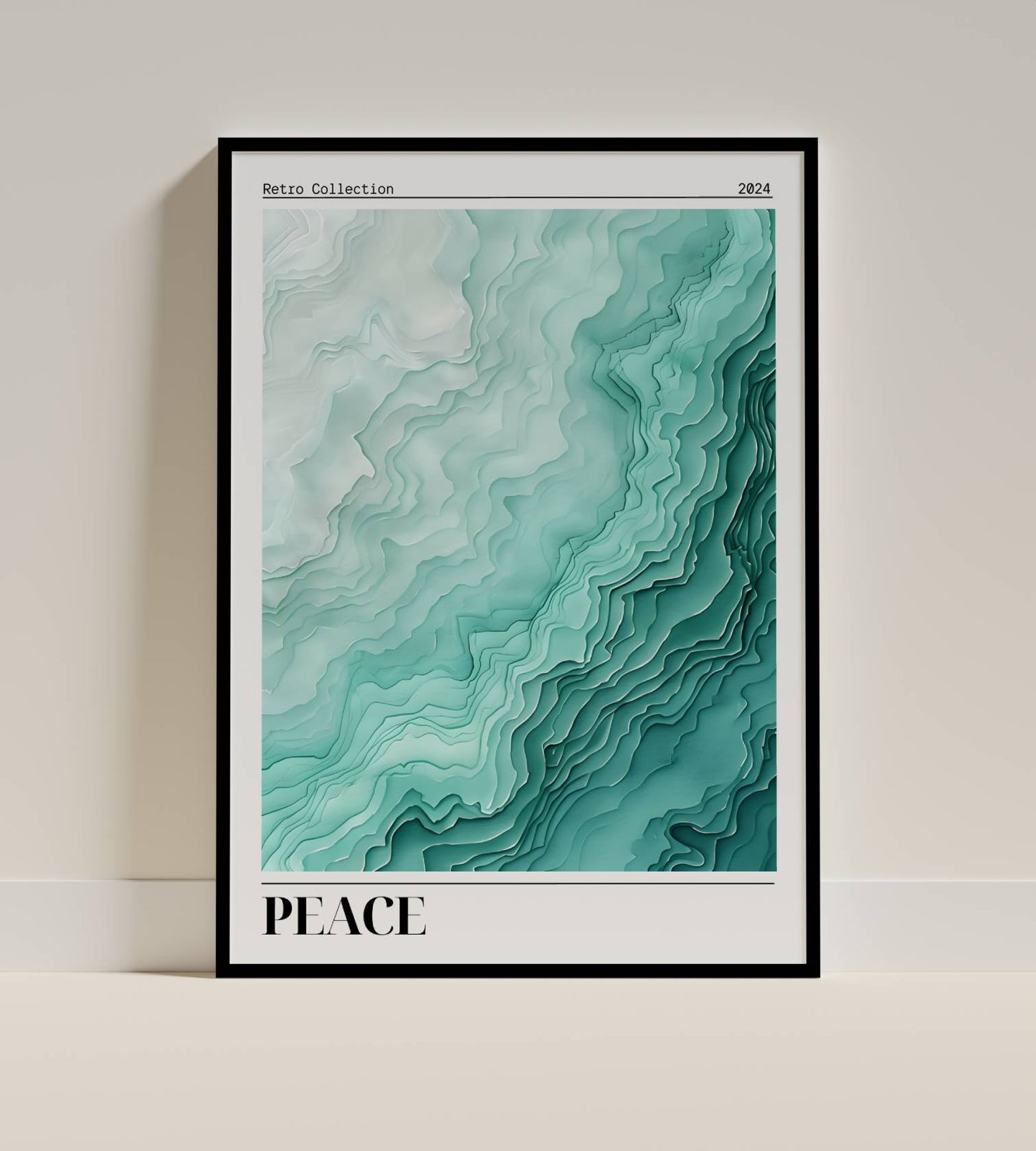 Retro Collection “Peace” Abstract Art