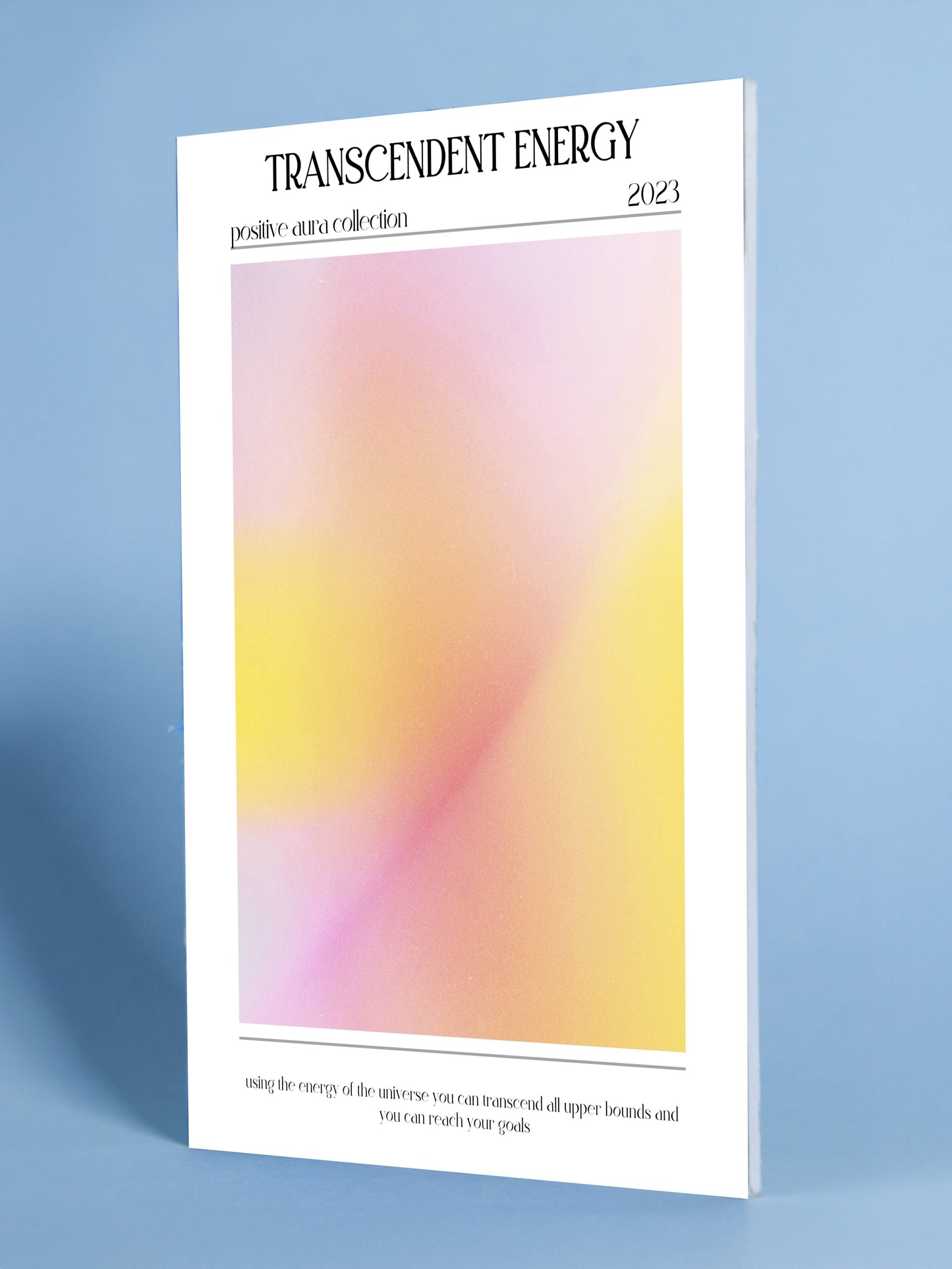 Transcendent Energy Poster – Positive Aura Collection