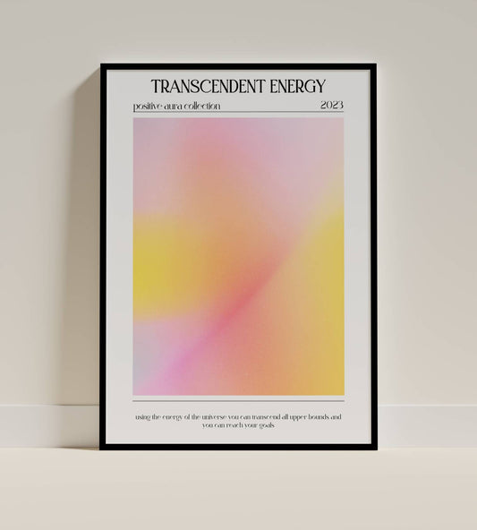 Transcendent Energy Poster – Positive Aura Collection