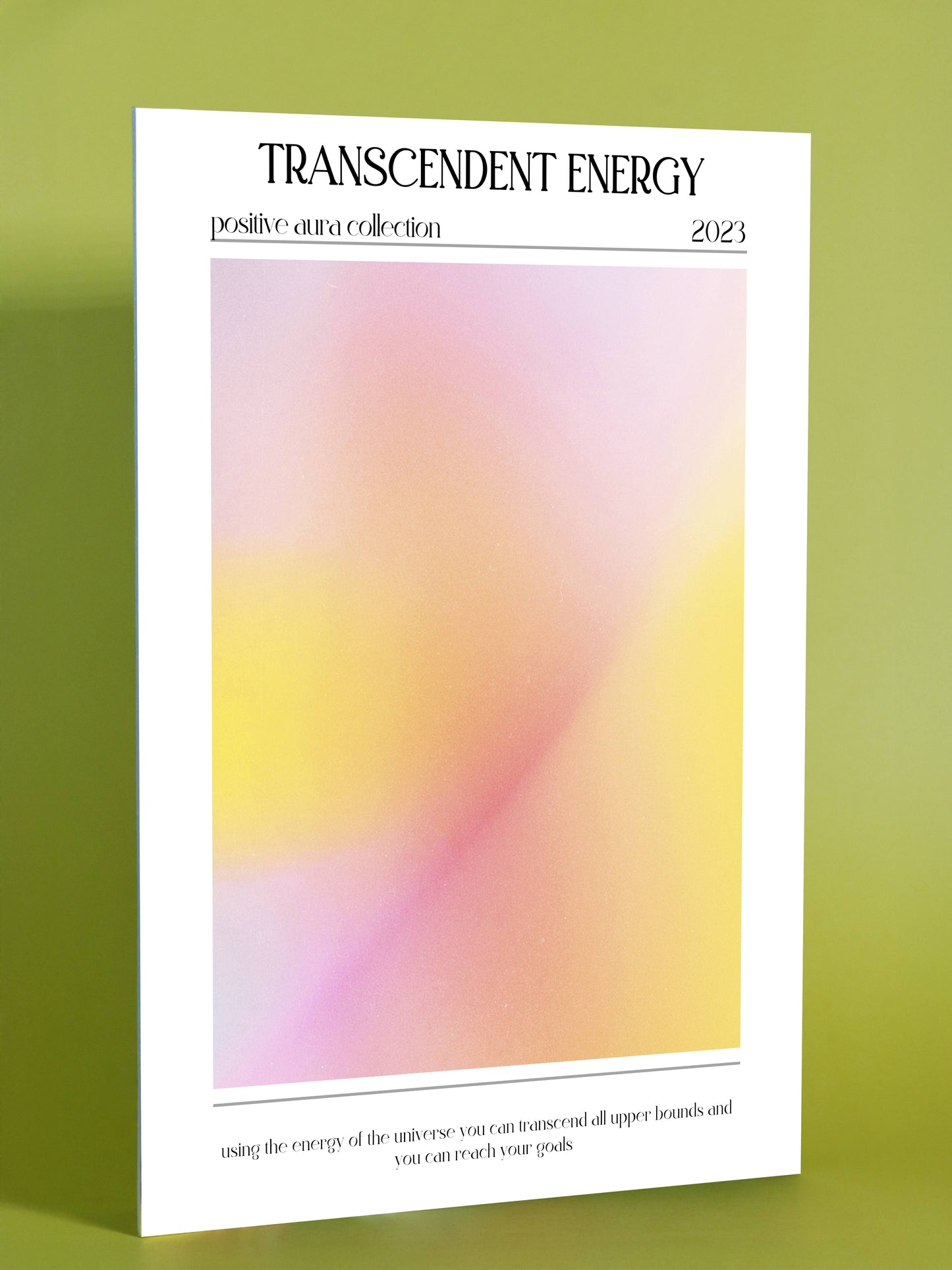 Transcendent Energy Poster – Positive Aura Collection