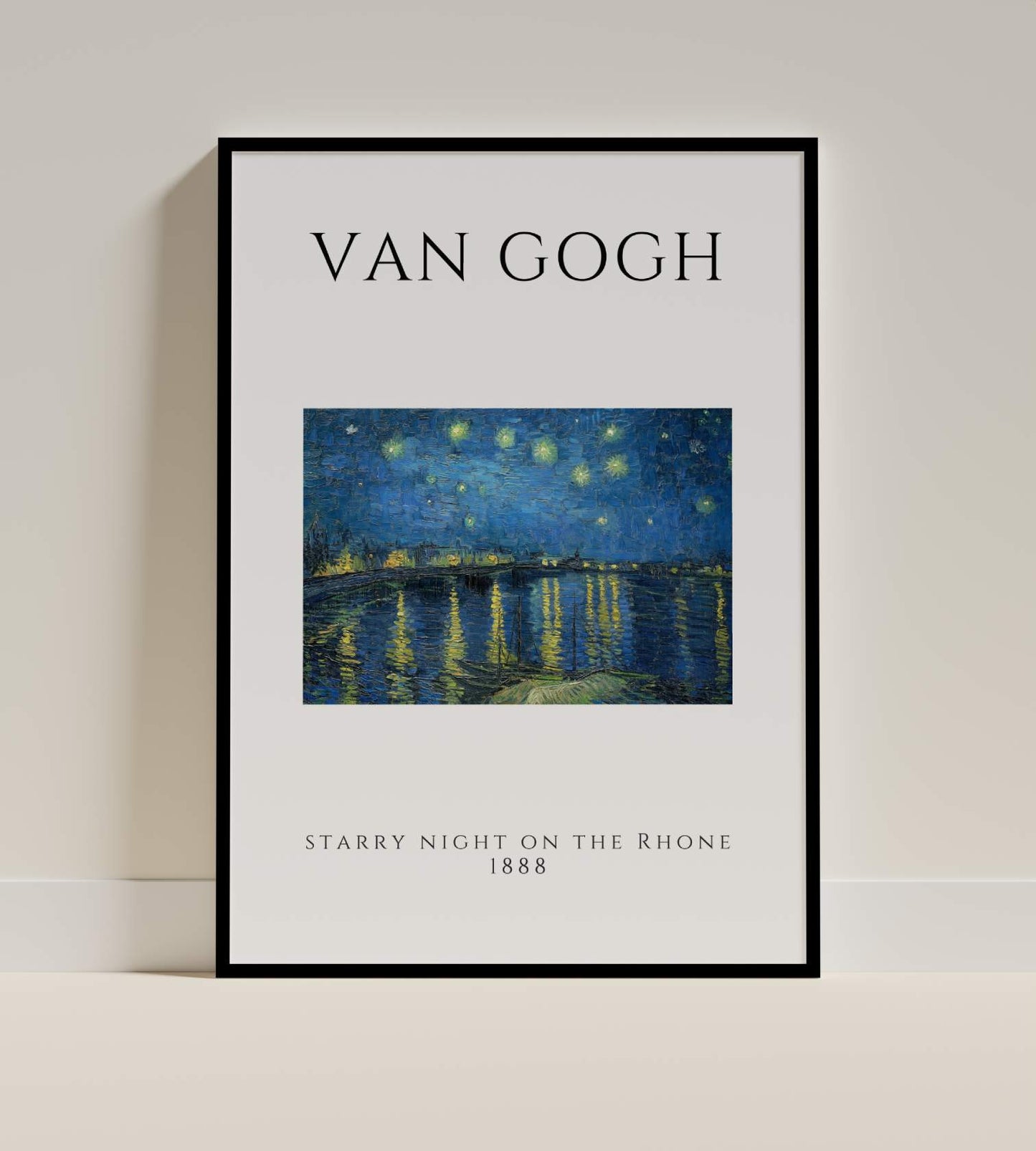 Van Gogh Poster – Starry Night On The Rhone