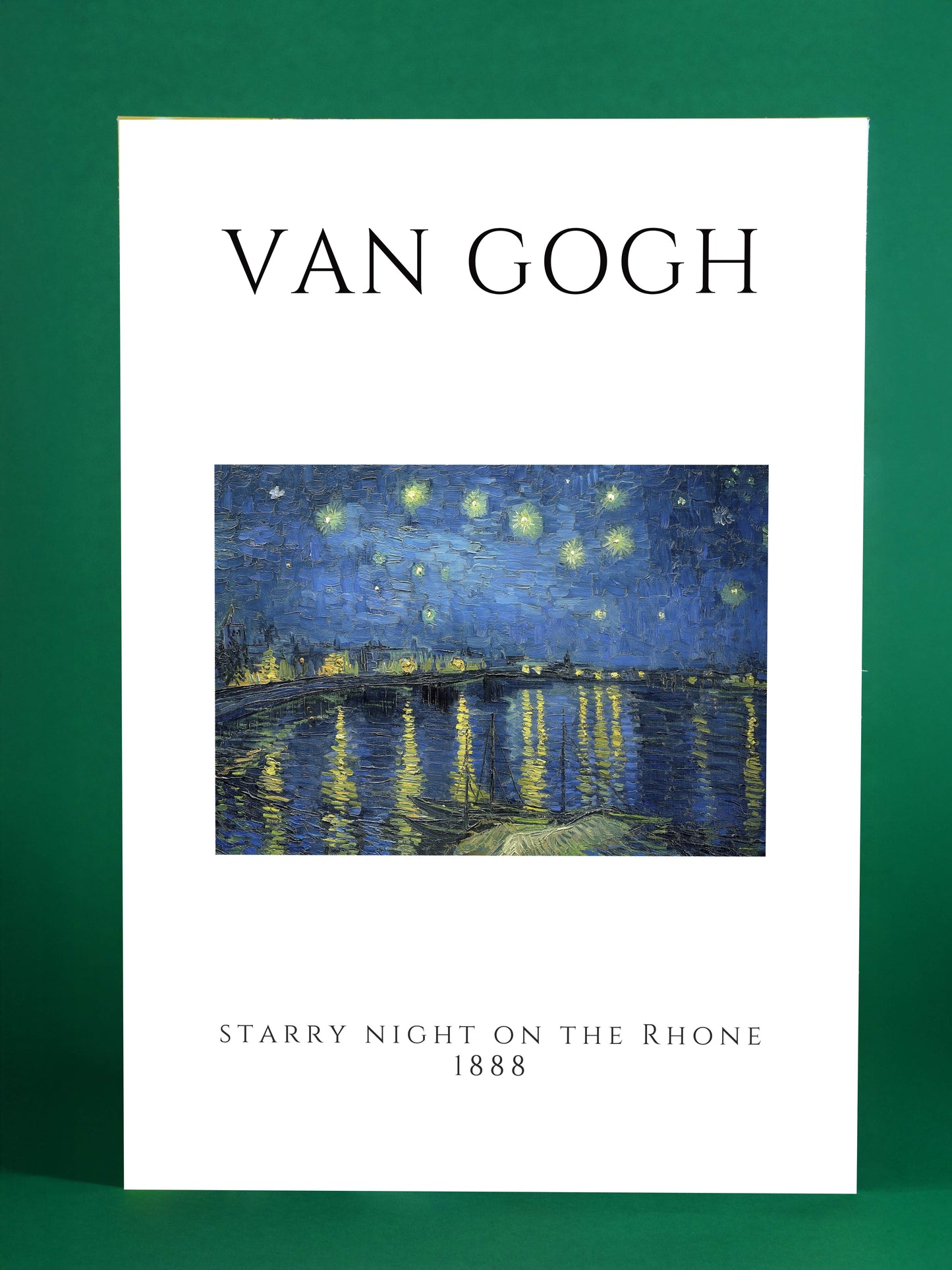 Van Gogh Poster – Starry Night On The Rhone