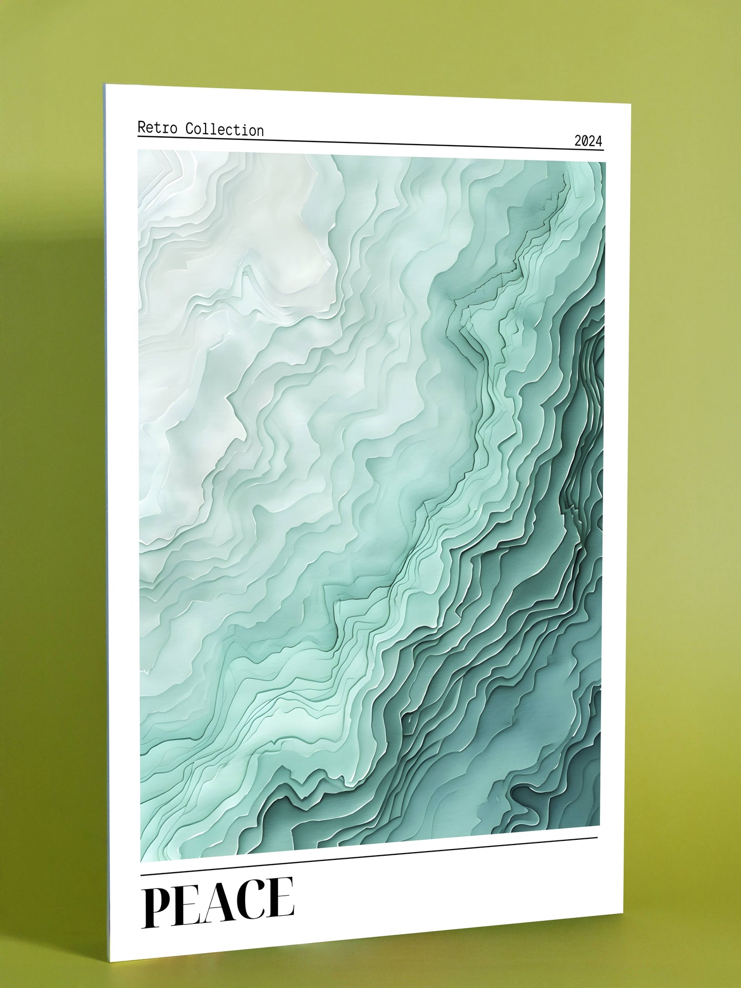 Retro Collection “Peace” Abstract Art