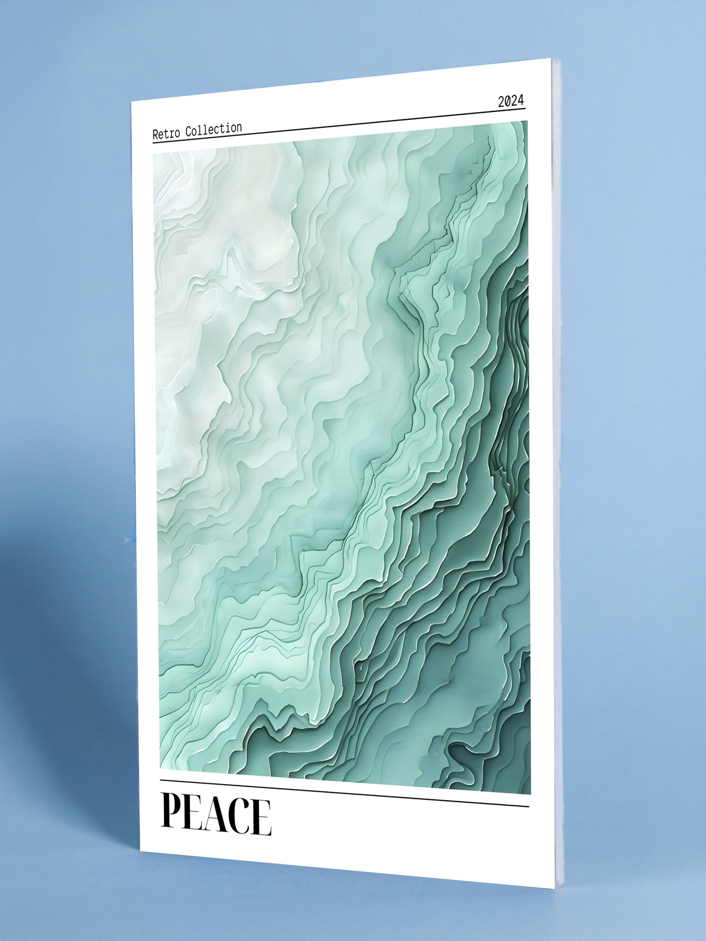 Retro Collection “Peace” Abstract Art