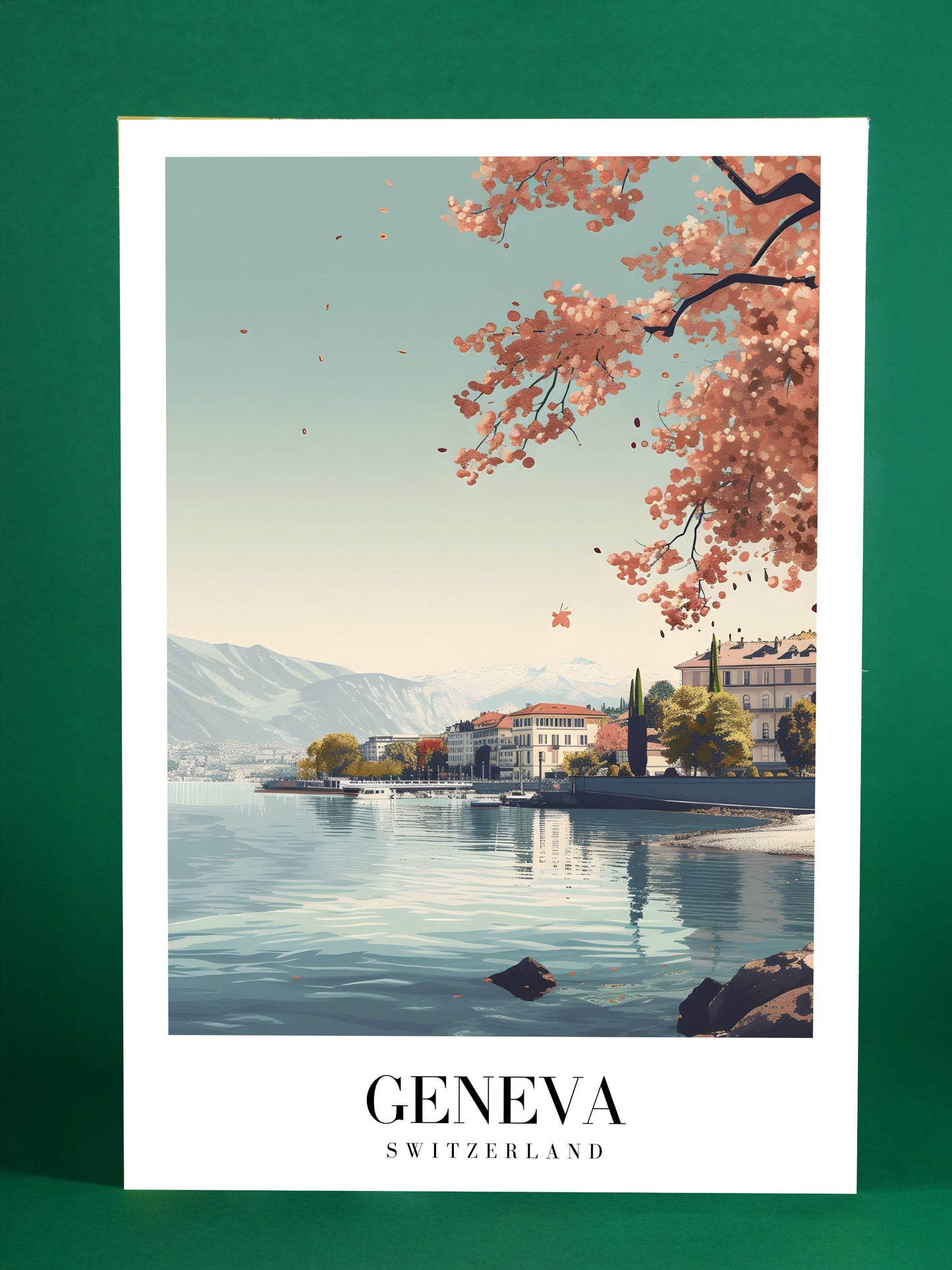 Geneva Poster – Serenity by Lake Geneva
