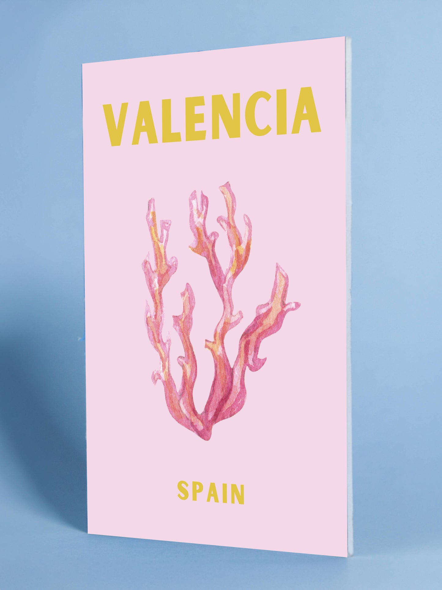 Valencia Coral Art Print – Spain Ocean Decor
