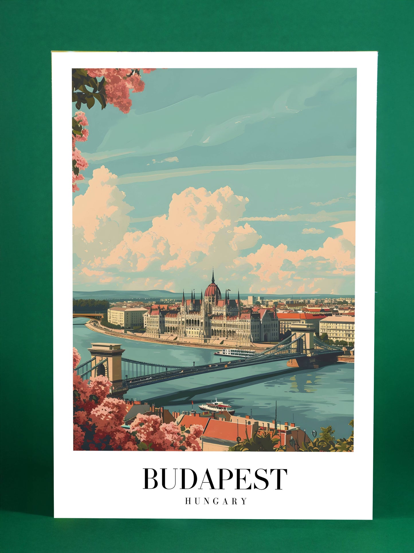 Budapest Cityscape Art Print