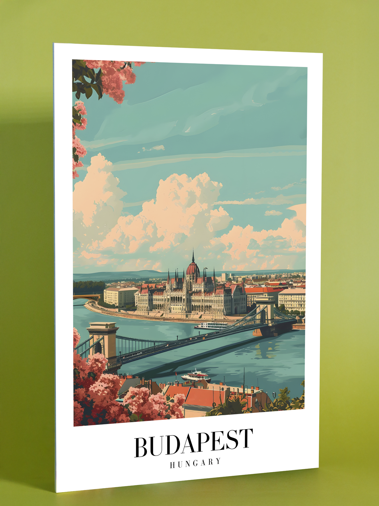 Budapest Cityscape Art Print