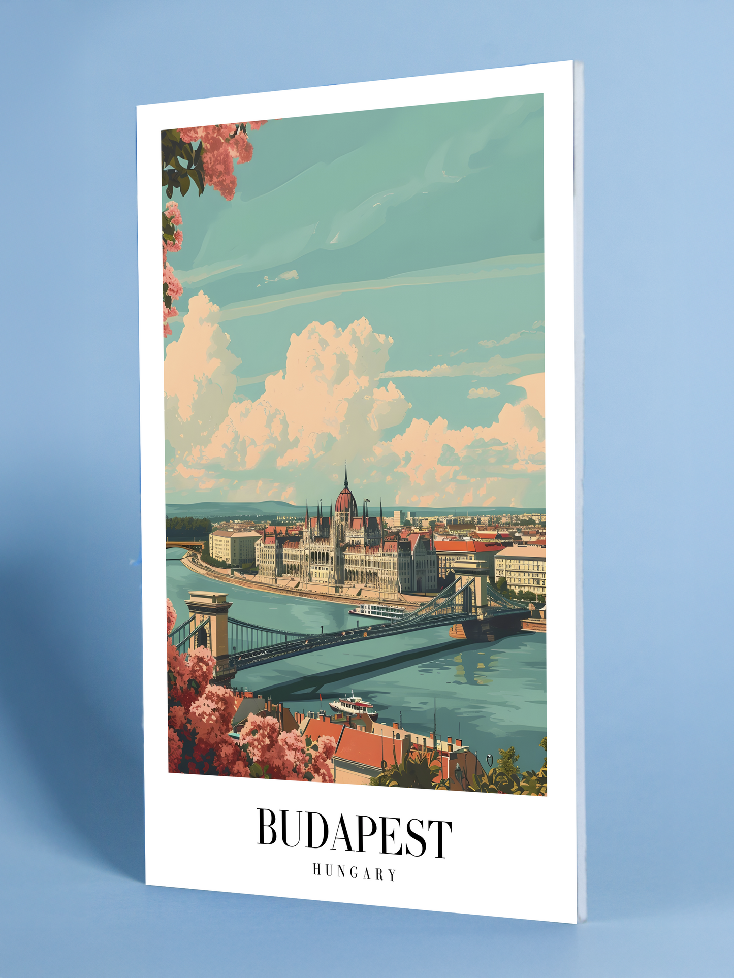 Budapest Cityscape Art Print