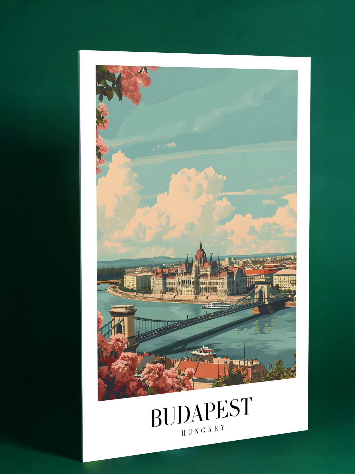 Budapest Cityscape Art Print