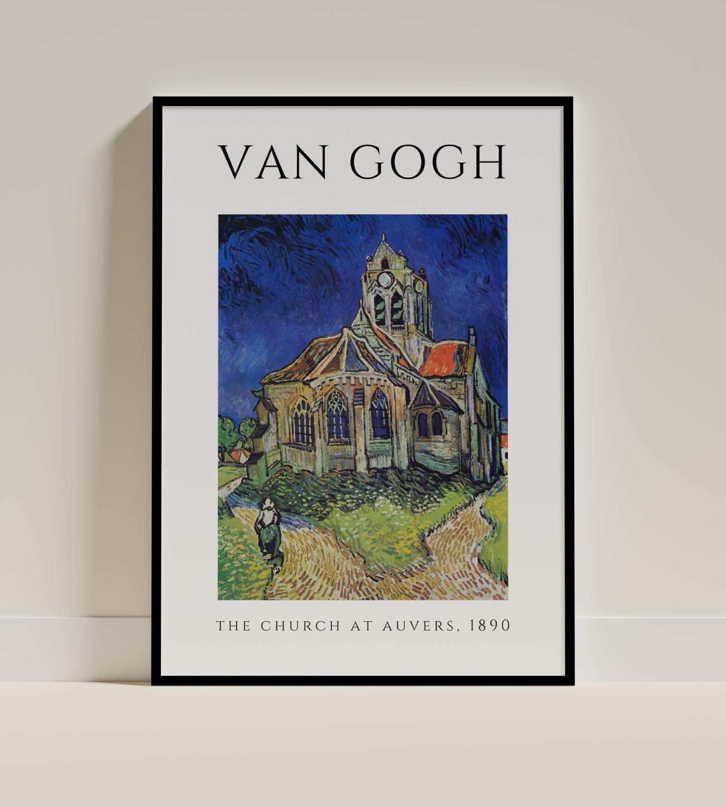 Van Gogh - The Church at Auvers, 1890