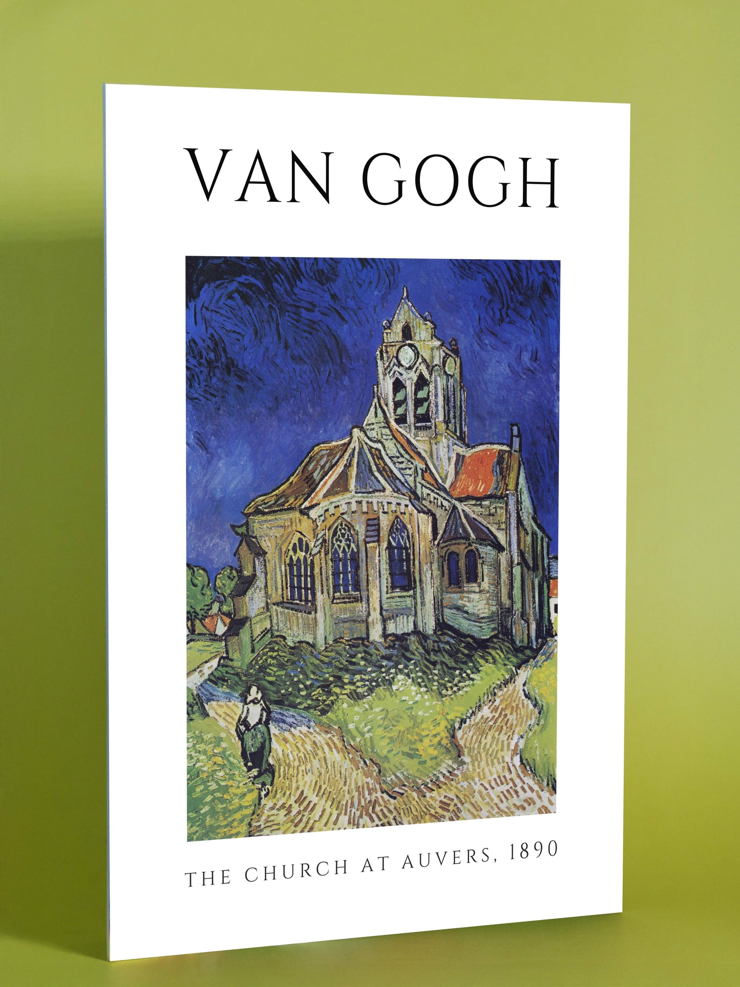 Van Gogh - The Church at Auvers, 1890