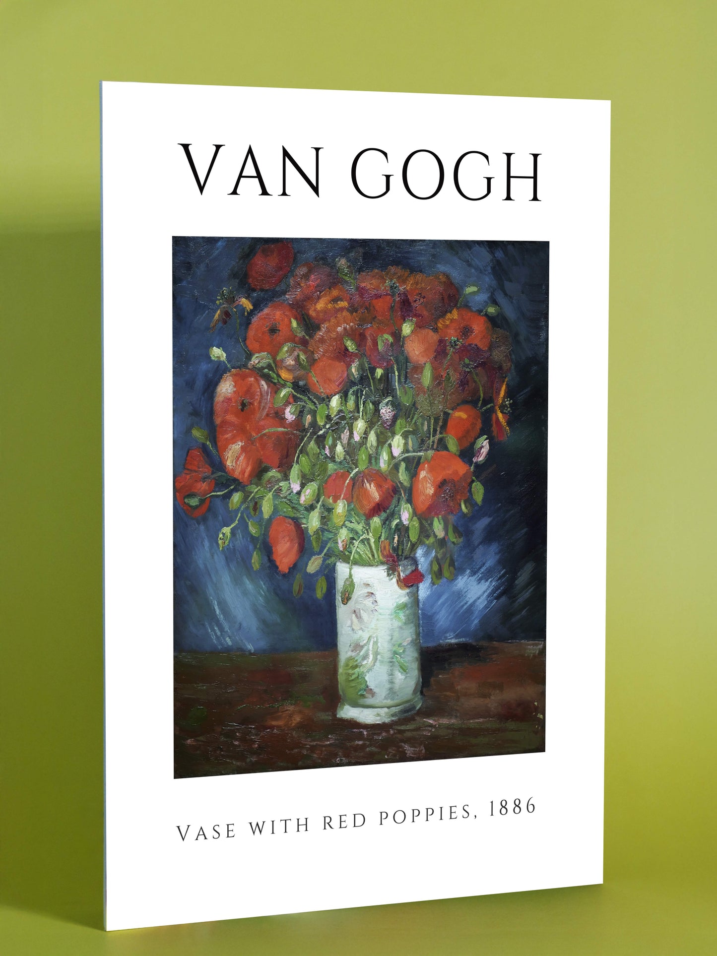 Van Gogh Art Poster – Vase With Red Poppies