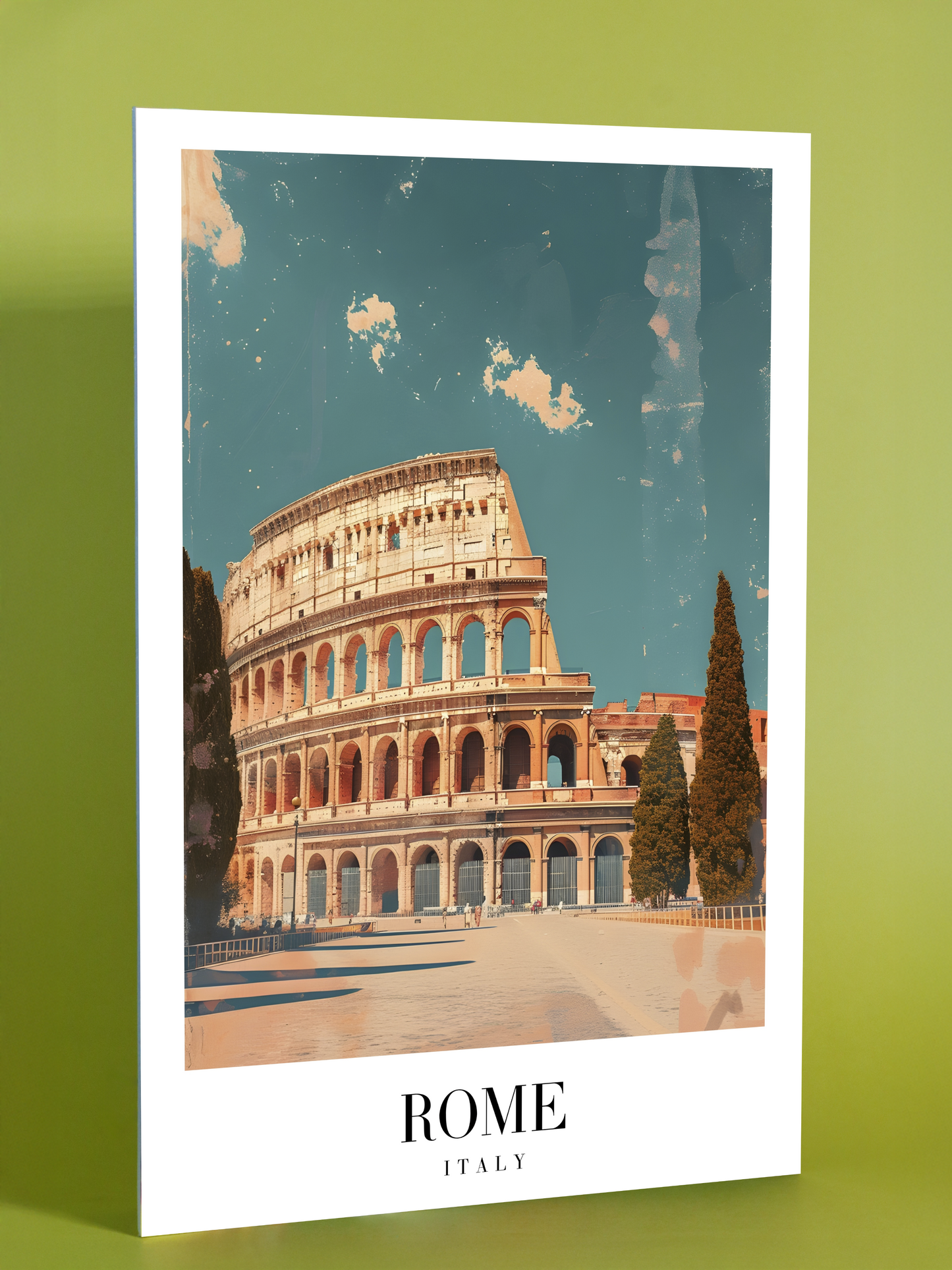 Rome Colosseum Art Print – Italy Travel Poster