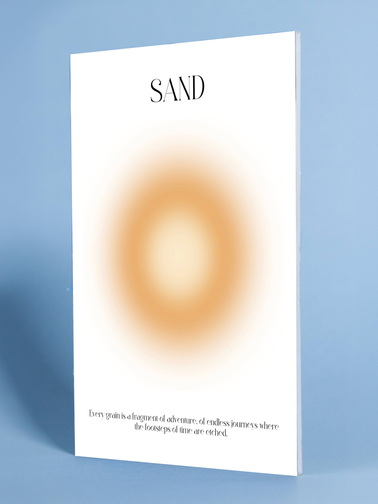 Sand Adventure Art Poster – Minimalist Beach