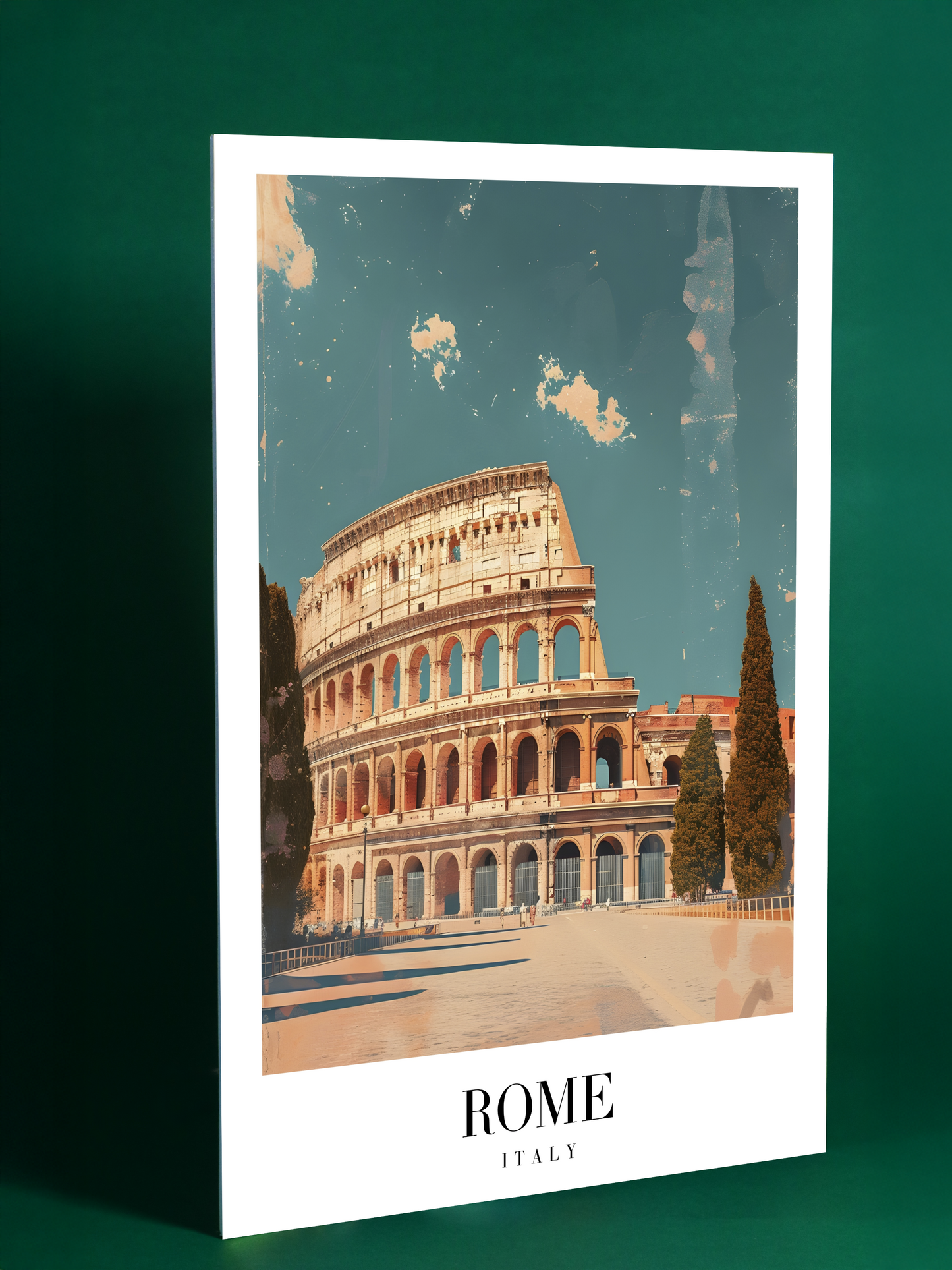 Rome Colosseum Art Print – Italy Travel Poster
