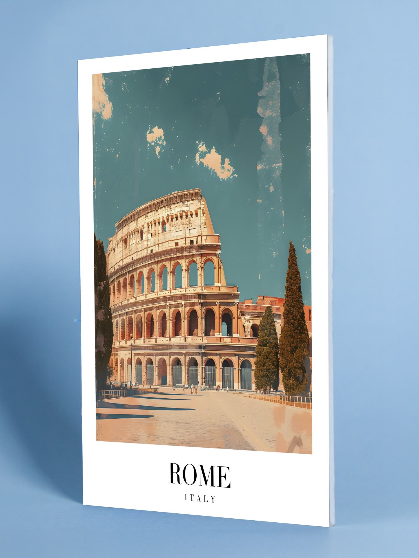 Rome Colosseum Art Print – Italy Travel Poster