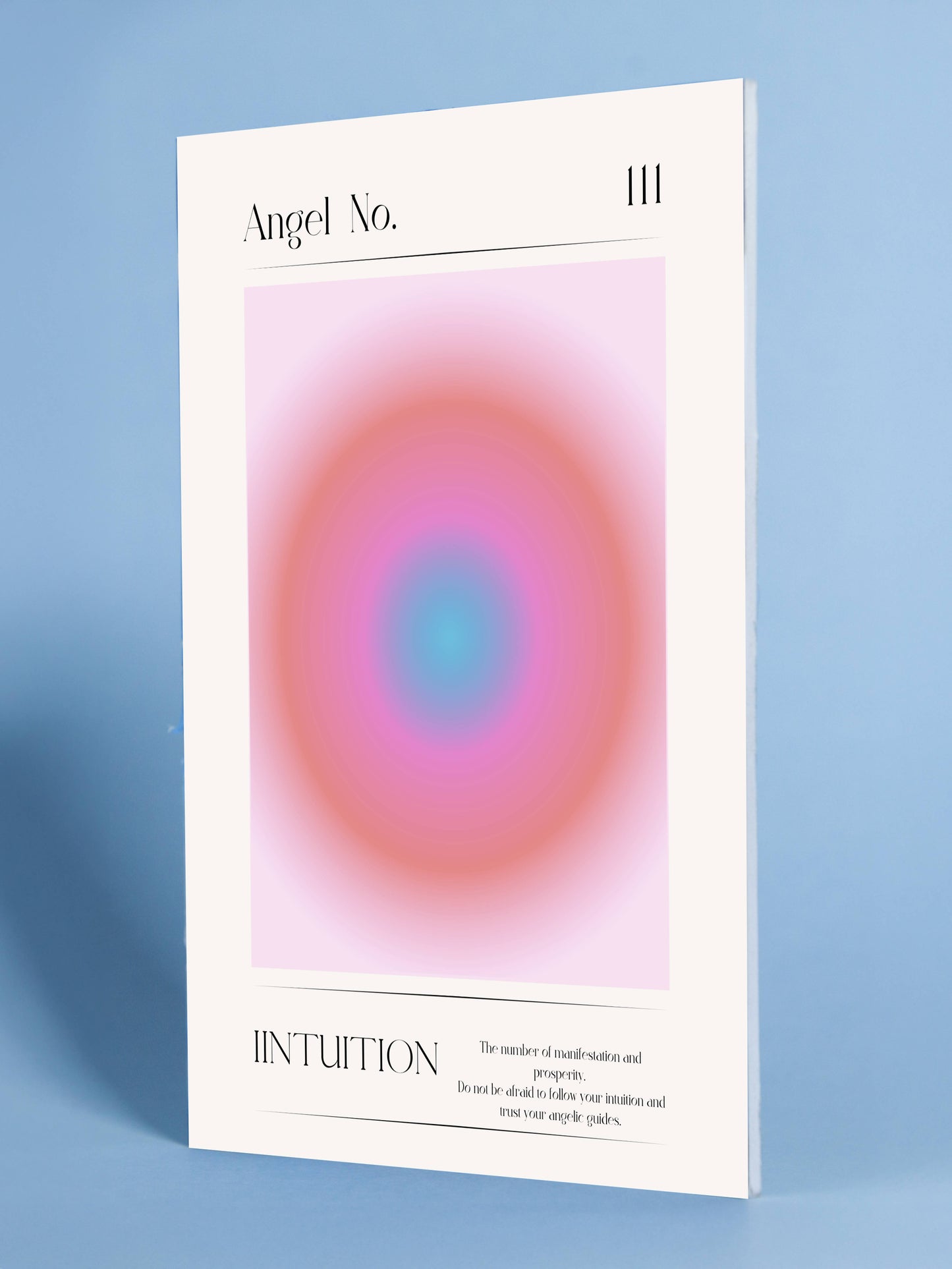 Angel Number 111 Intuition Poster