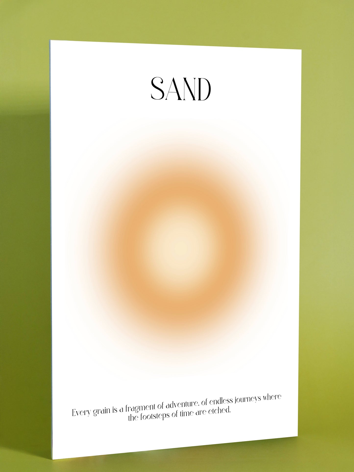 Sand Adventure Art Poster – Minimalist Beach
