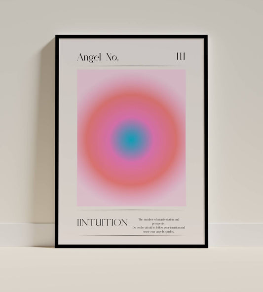 Angel Number 111 Intuition Poster
